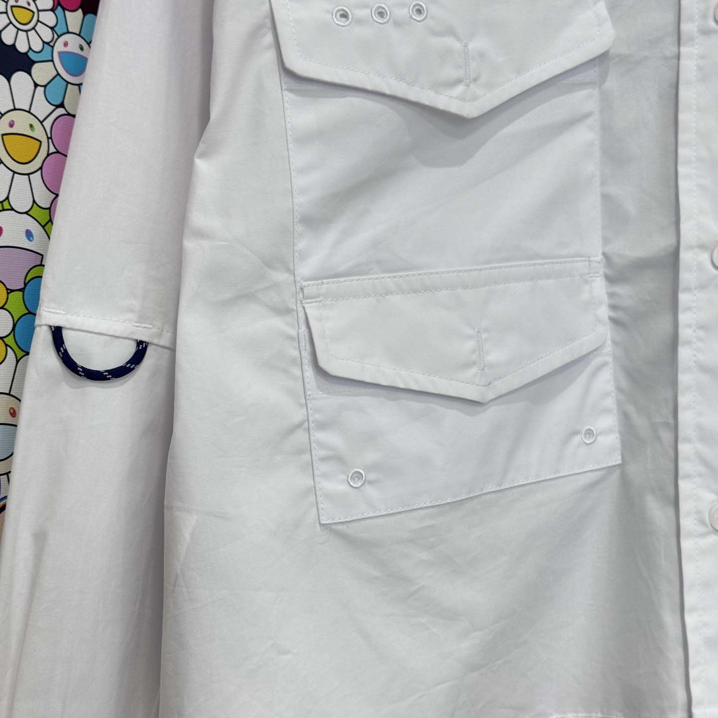 Miu Miu Logo-embroidered Cropped Poplin Shirt - FashionPlug