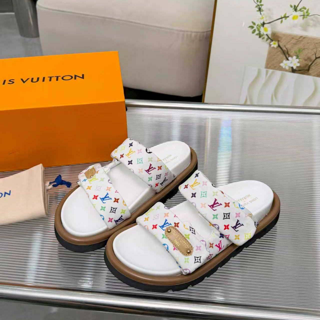 Louis Vuitton LV x TM Pool Pillow Comfort Mule   1AJNEW - FashionPlug