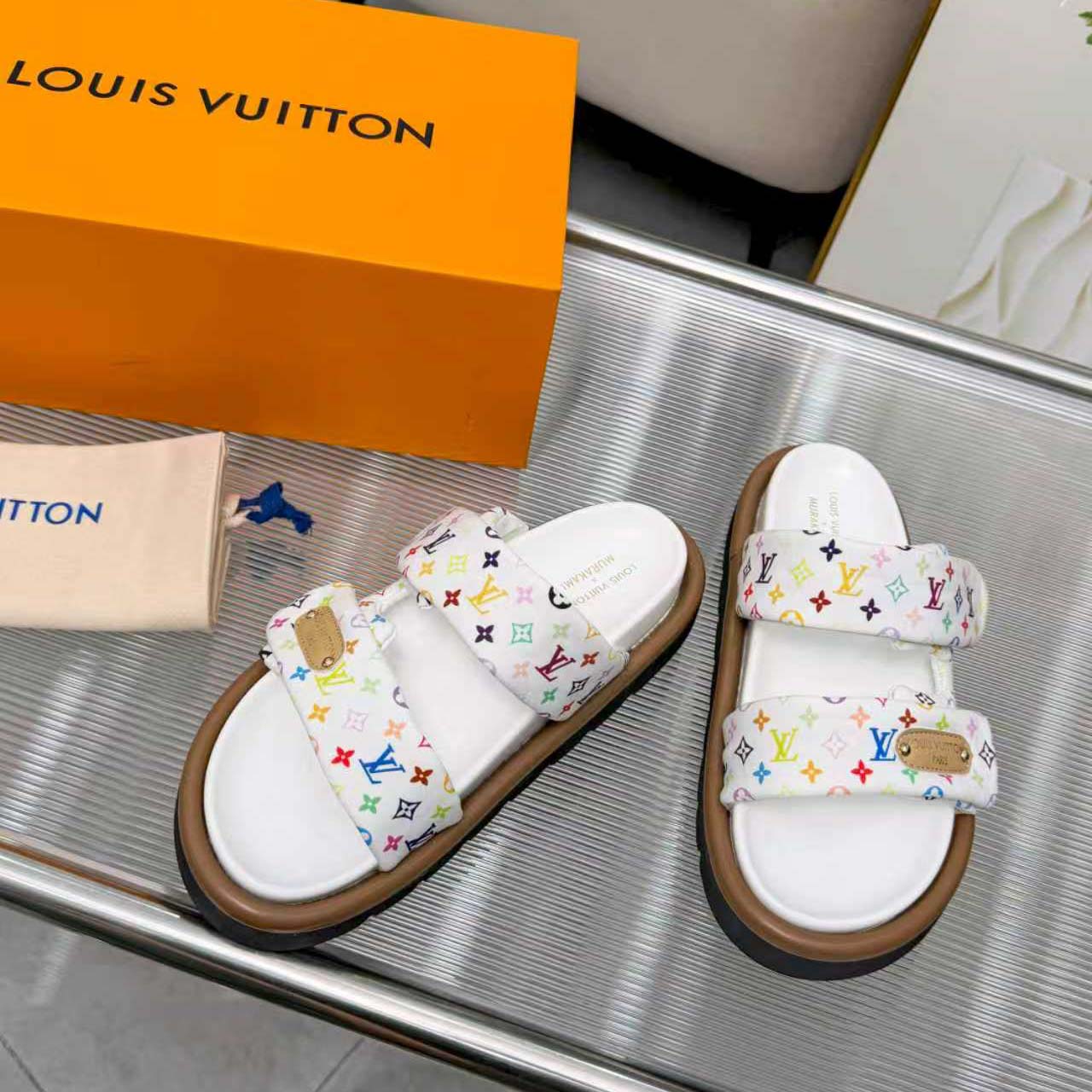 Louis Vuitton LV x TM Pool Pillow Comfort Mule   1AJNEW - FashionPlug
