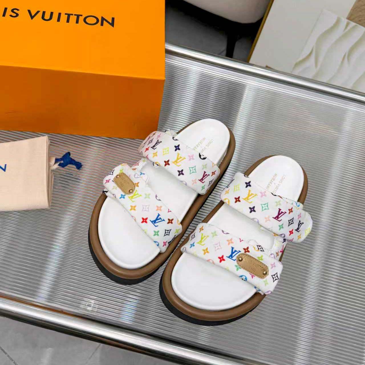 Louis Vuitton LV x TM Pool Pillow Comfort Mule   1AJNEW - FashionPlug