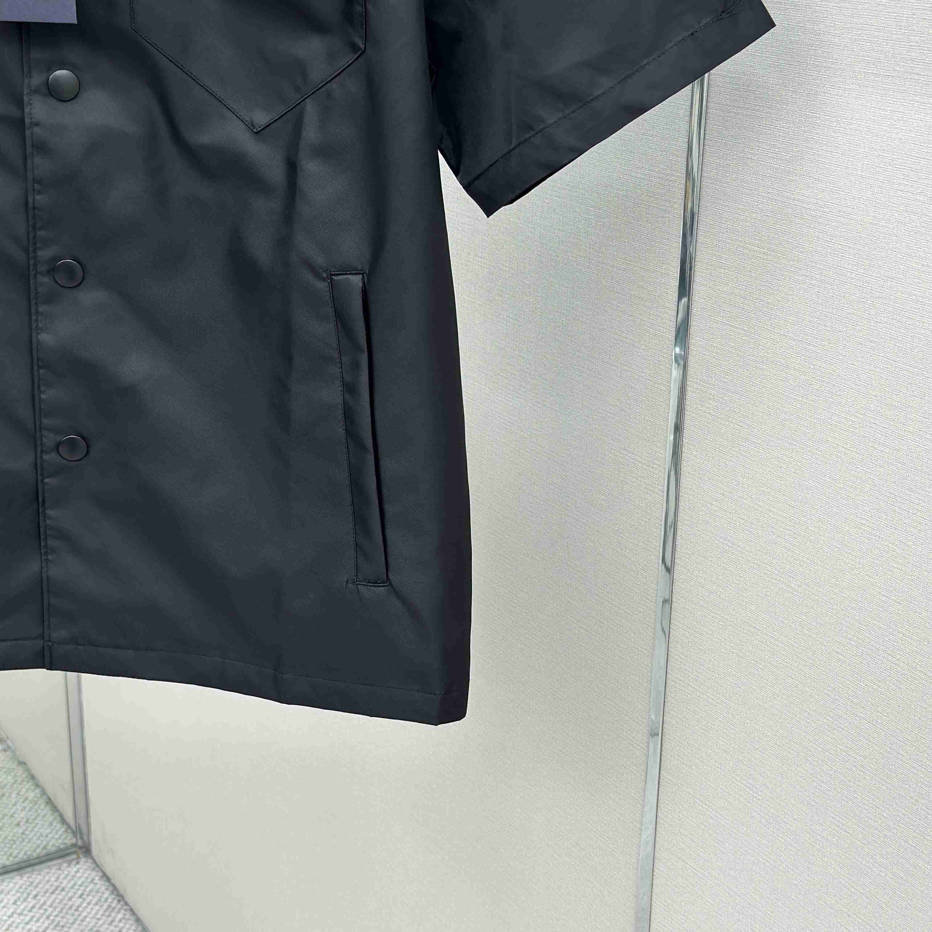 Prada Re-Nylon Short-Sleeved Shirt - FashionPlug