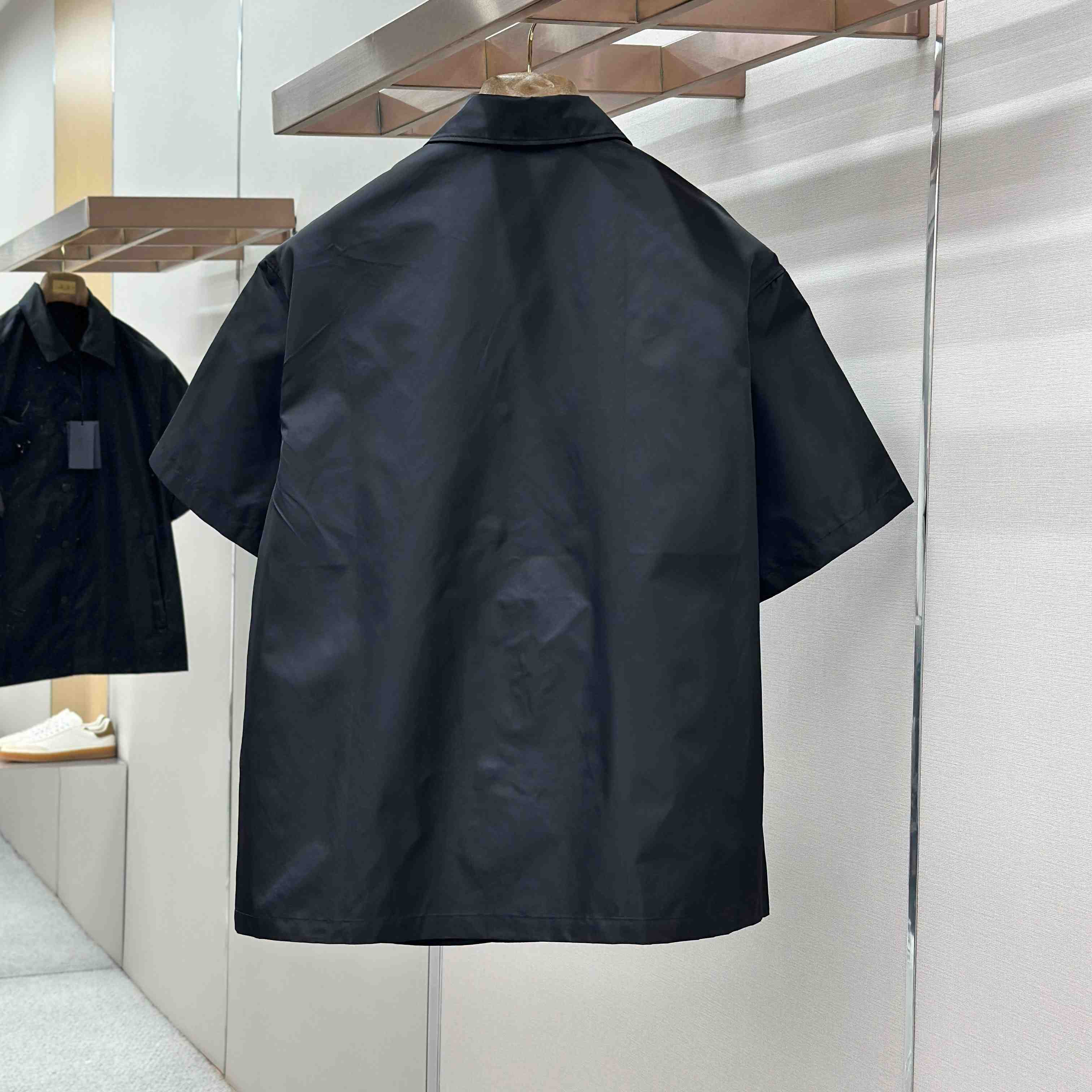 Prada Re-Nylon Short-Sleeved Shirt - FashionPlug