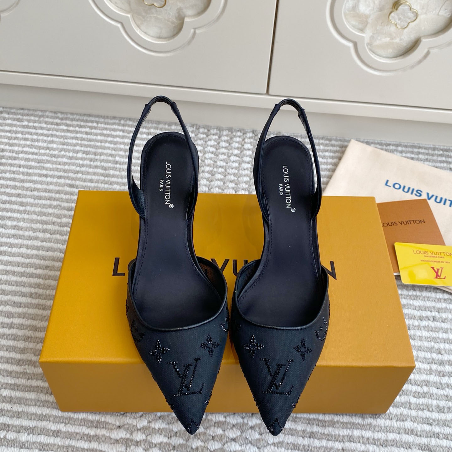 Louis Vuitton Gala Slingback Pump 1AJMZS - FashionPlug