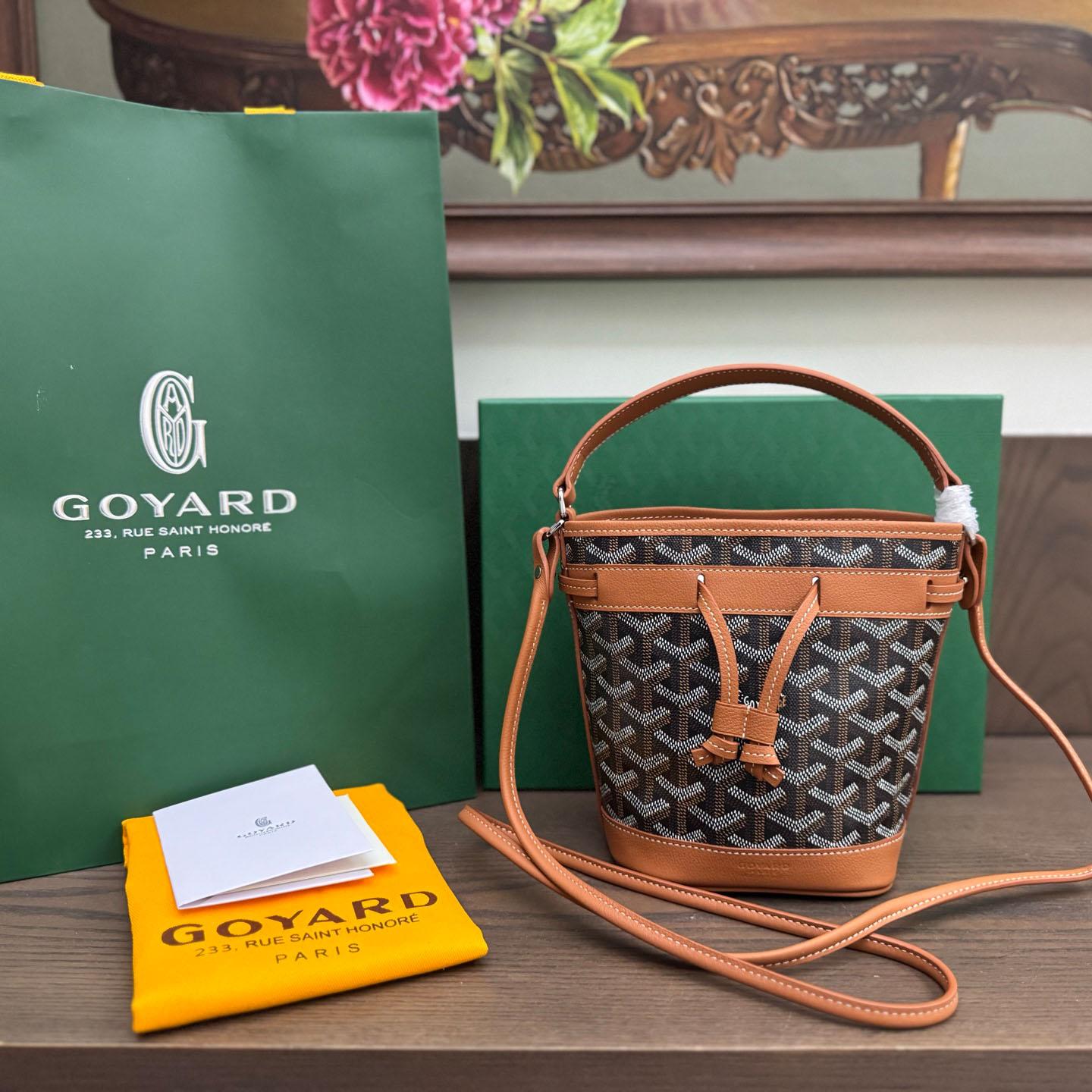 Goyard Petit Flot Mini Bucket Bag - FashionPlug