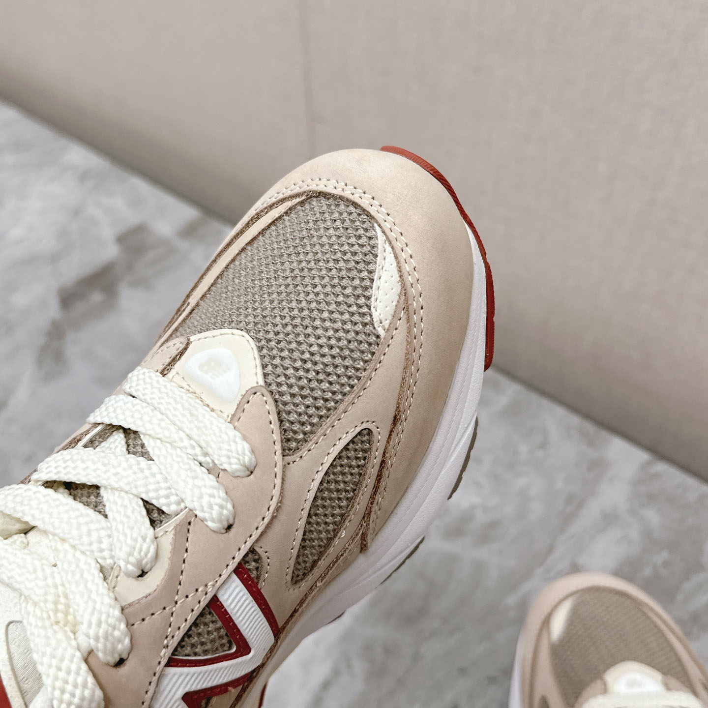 Loro Piana x New Balance 990v6 Made in USA 'Raw Cashew' - FashionPlug