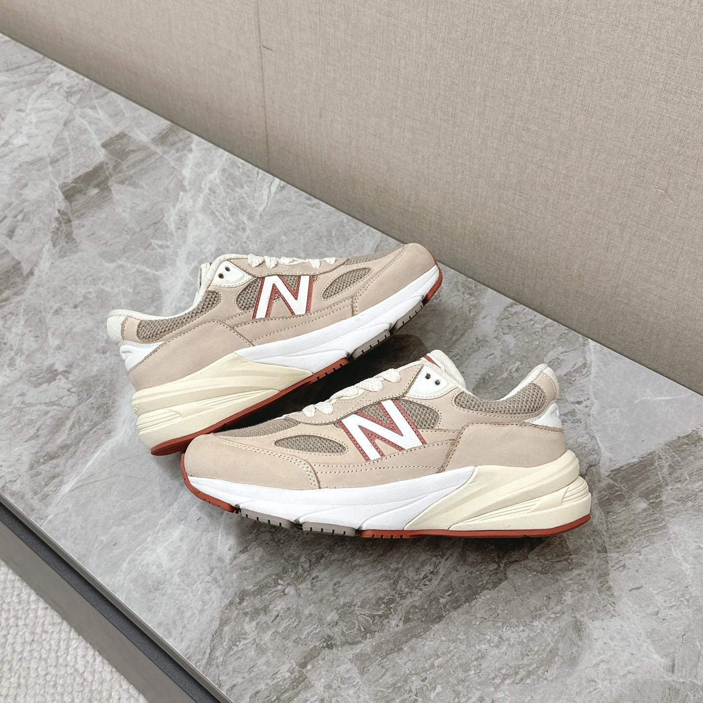Loro Piana x New Balance 990v6 Made in USA 'Raw Cashew' - FashionPlug