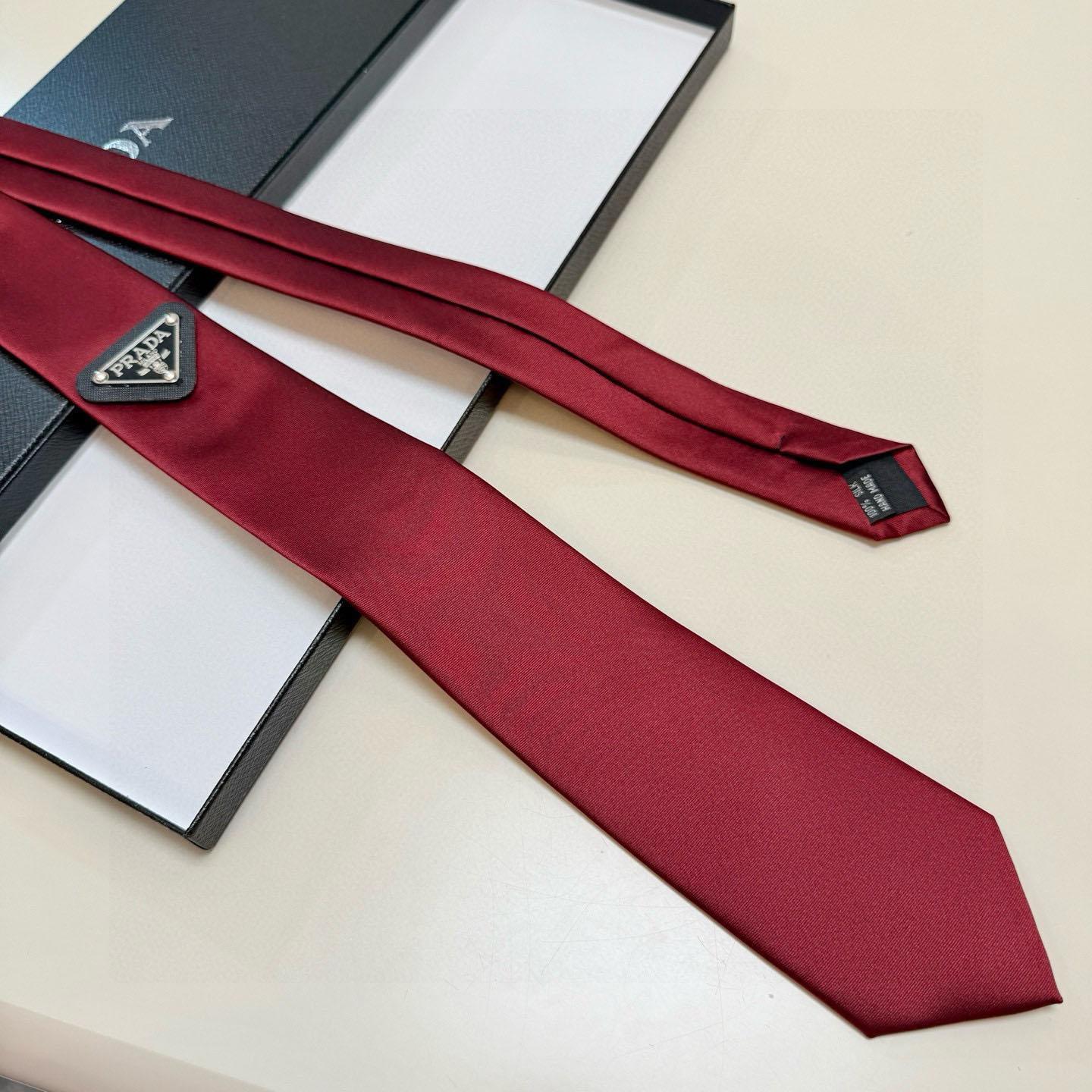 Prada Prada Logo Tie - FashionPlug