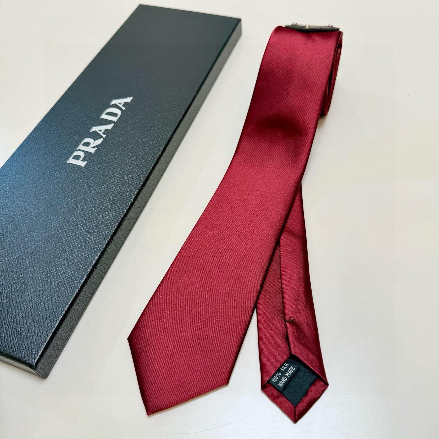 Prada Prada Logo Tie - FashionPlug