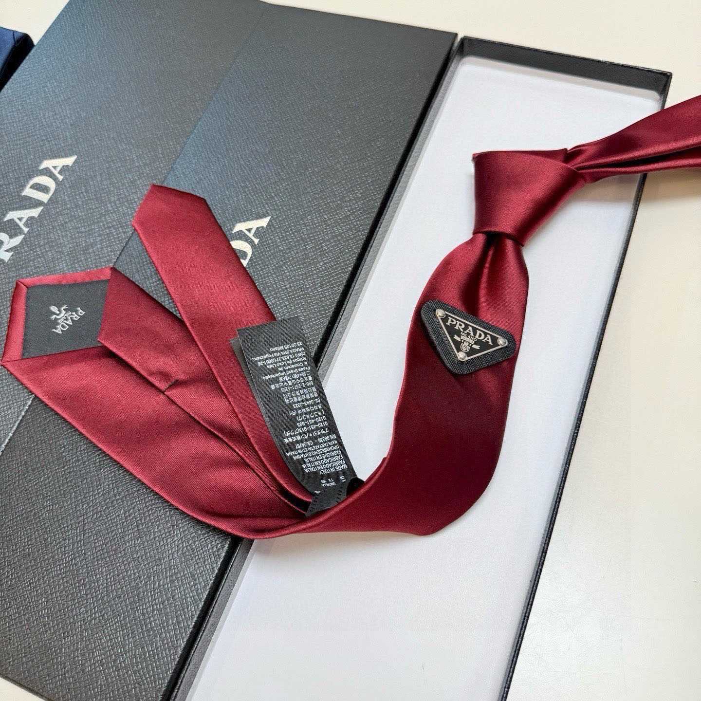 Prada Prada Logo Tie - FashionPlug
