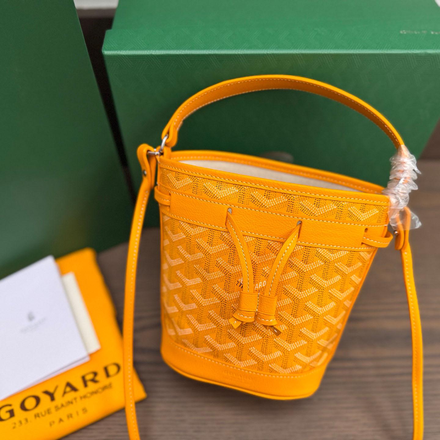 Goyard Petit Flot Mini Bucket Bag - FashionPlug