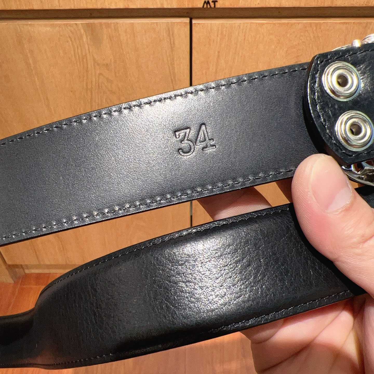 Chrome Hearts Leather Belt   - FashionPlug