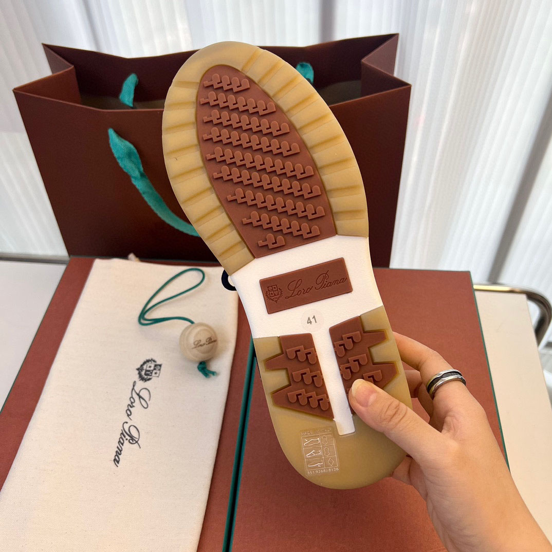 Loro Piana 360 Flexy Walk Colorama Wish Silk Sneakers - FashionPlug