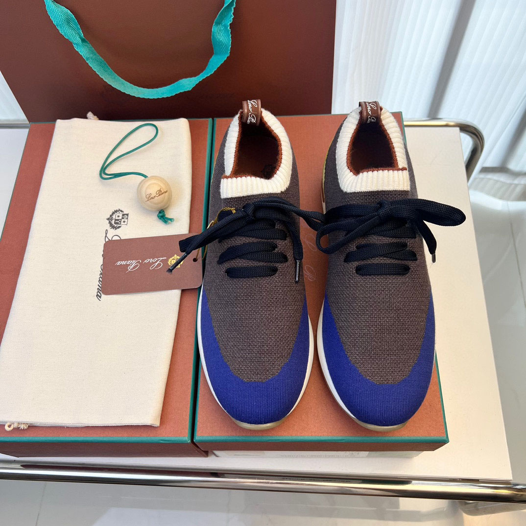 Loro Piana 360 Flexy Walk Colorama Wish Silk Sneakers - FashionPlug