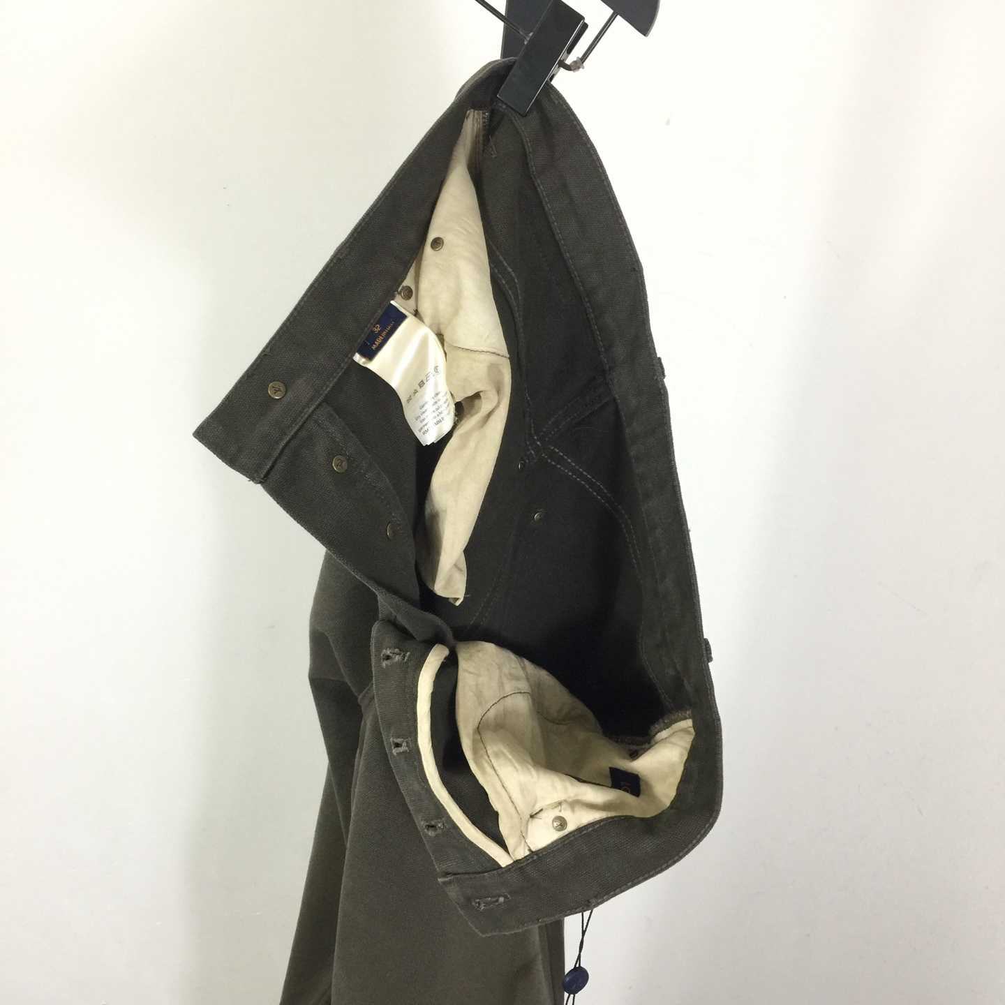 Louis Vuitton Waxed Denim Pants With Signature Turn-Ups   1AJCU6 - FashionPlug