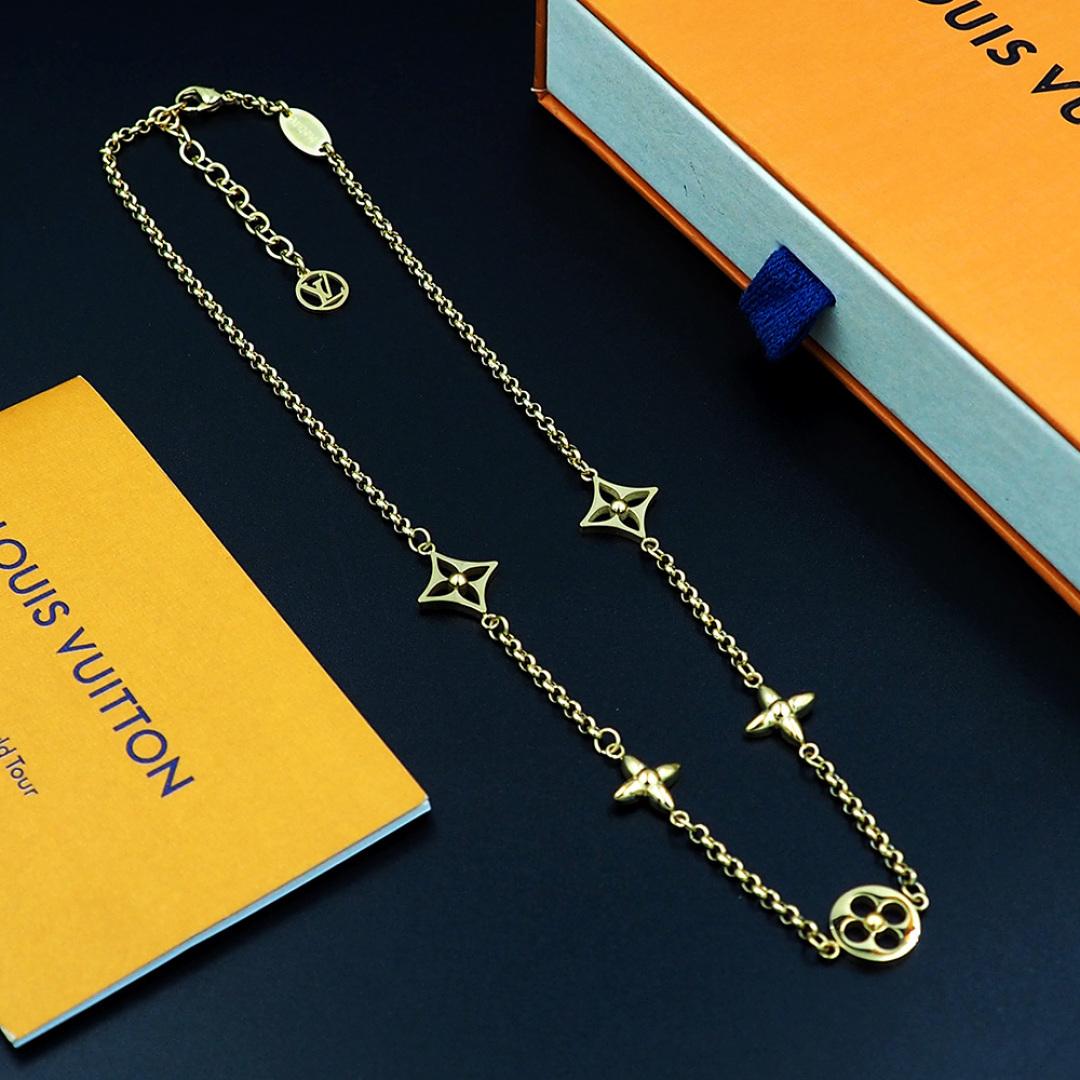 Louis Vuitton LV Iconic Charms Necklace  M02494 - FashionPlug