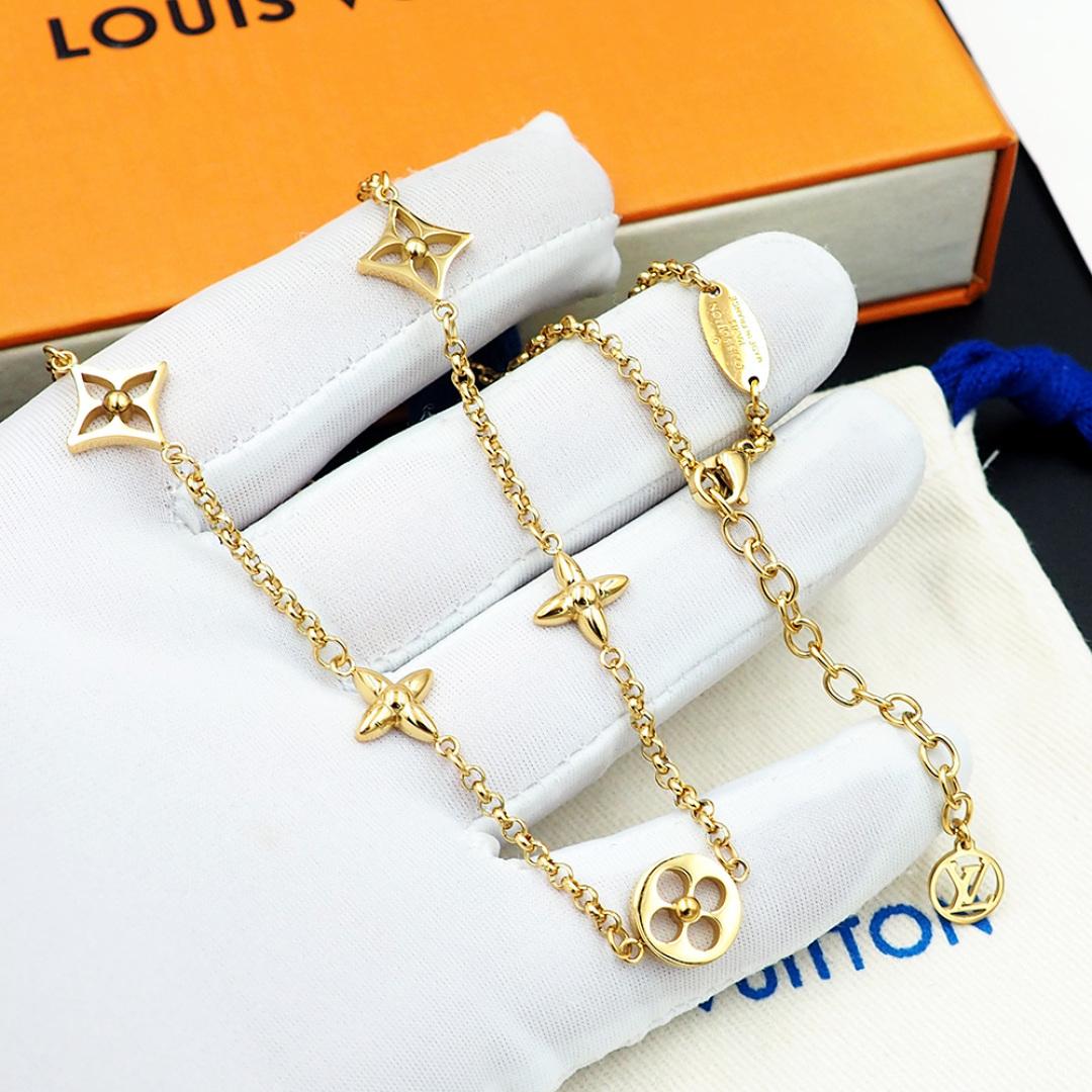 Louis Vuitton LV Iconic Charms Necklace  M02494 - FashionPlug