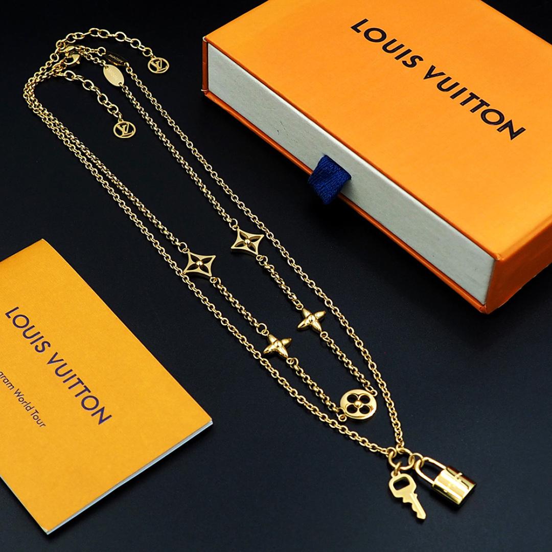 Louis Vuitton LV Iconic Charms Necklace  M02494 - FashionPlug