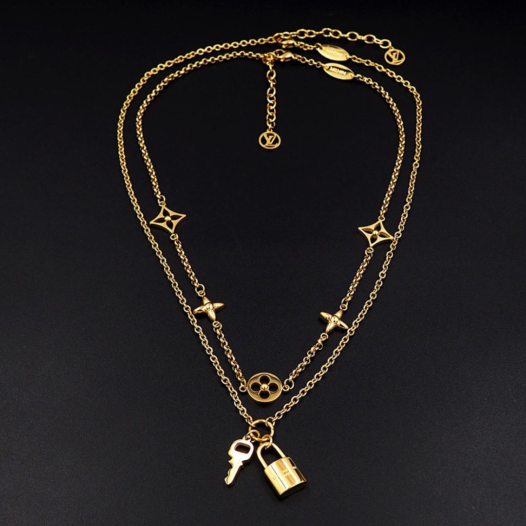 Louis Vuitton LV Iconic Charms Necklace  M02494 - FashionPlug
