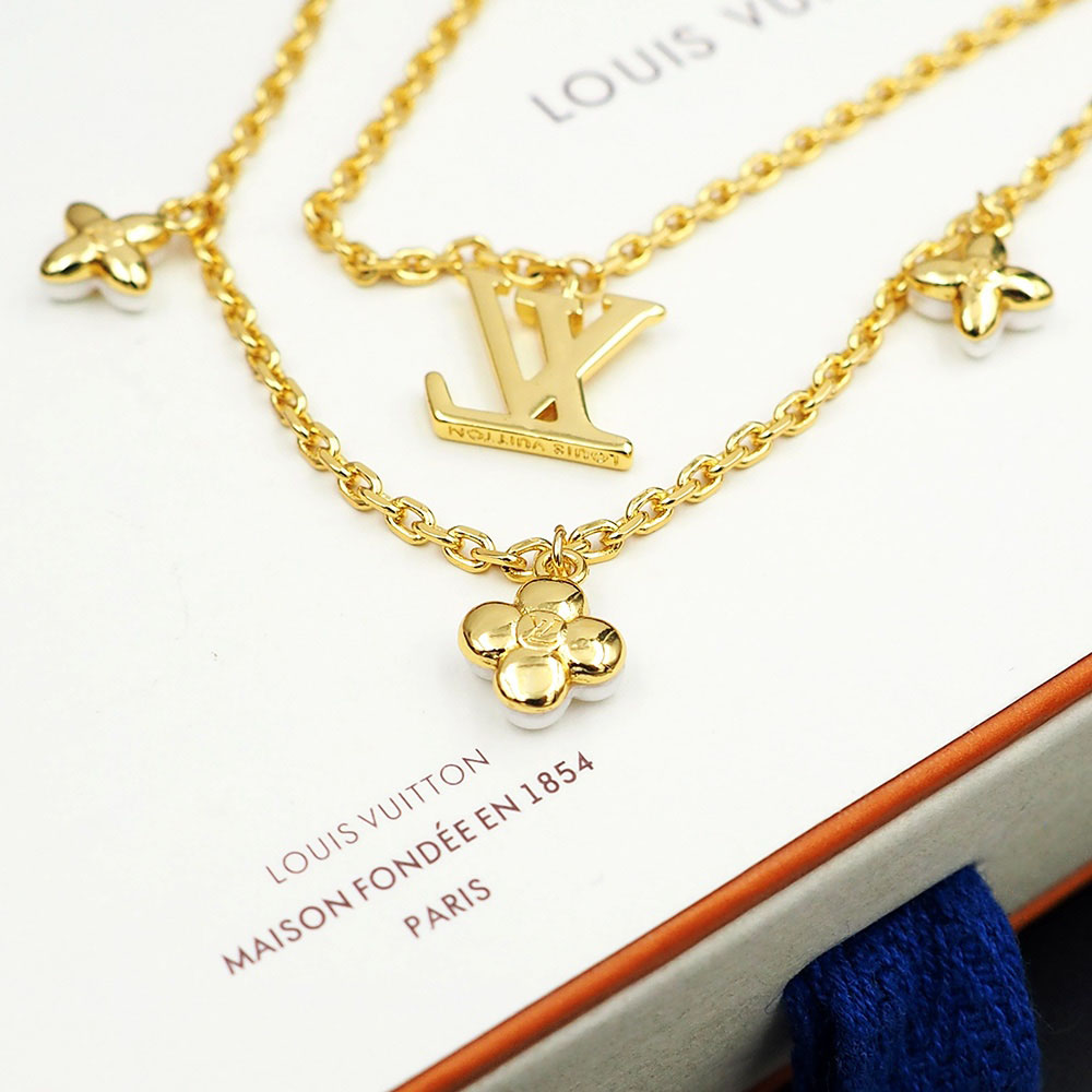 Louis Vuitton LV Floragram Necklace M00981 - FashionPlug