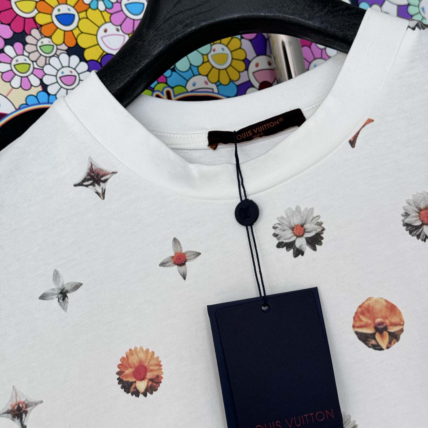  Louis Vuitton Overprinted Monogram Jacquard T-Shirt   1AJRAF - FashionPlug