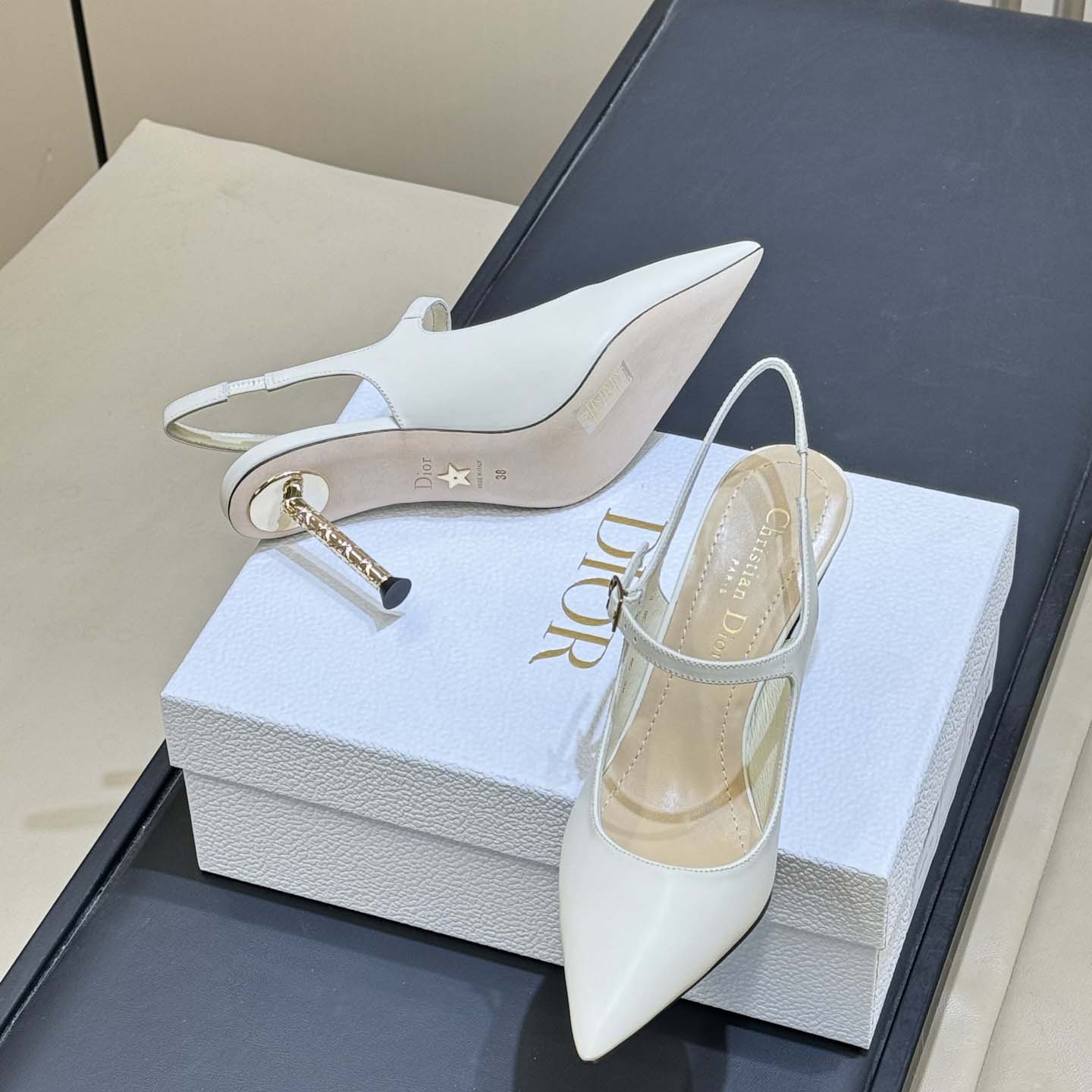 Dior Icon Slingback Pump  - FashionPlug