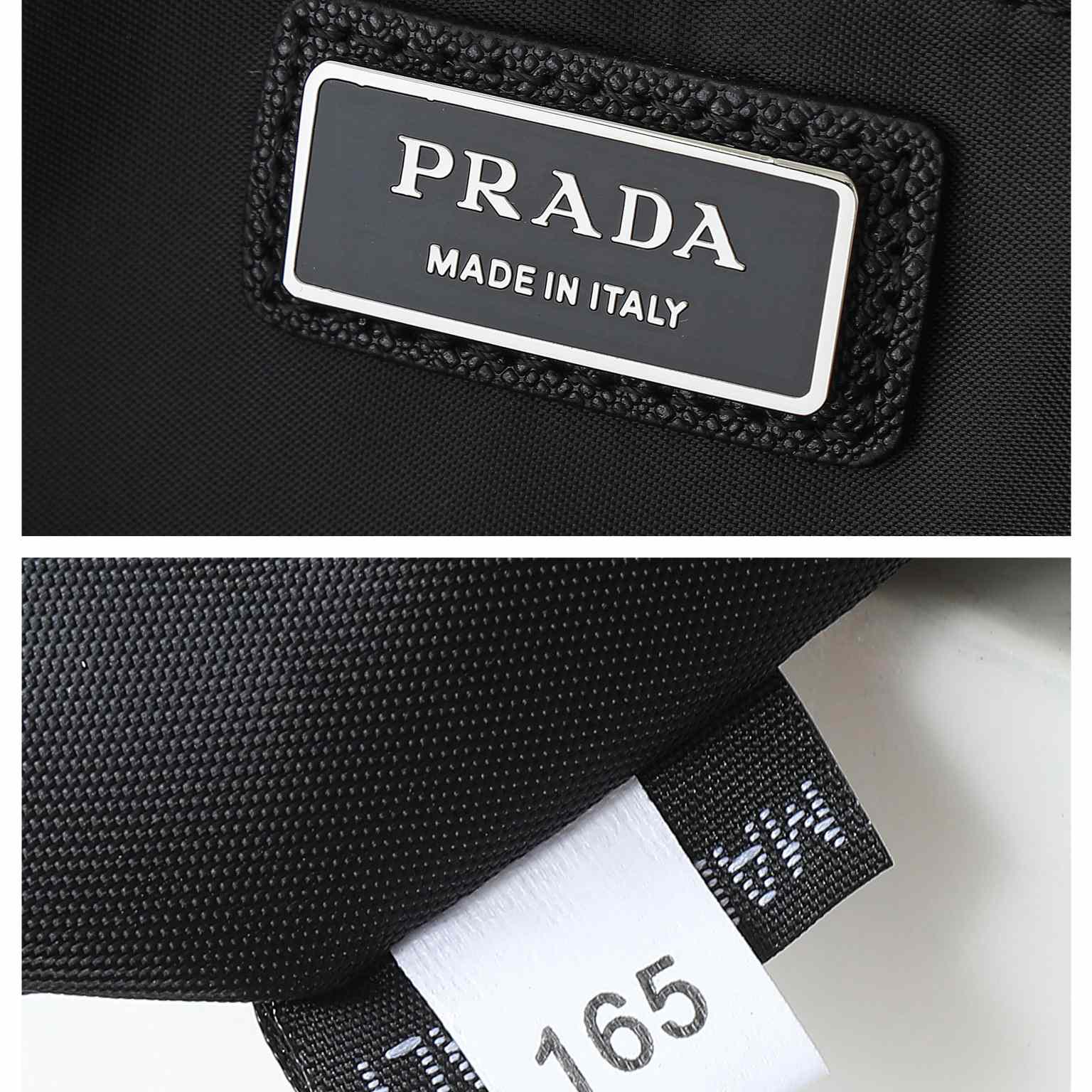 Prada Large Re-Nylon And Saffiano leather shoulder bag - FashionPlug
