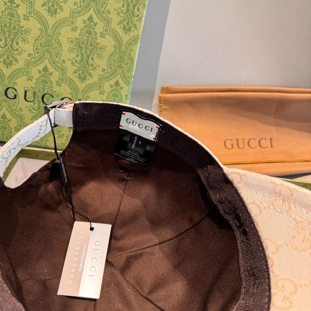 Gucci GG Canvas Baseball Hat - FashionPlug