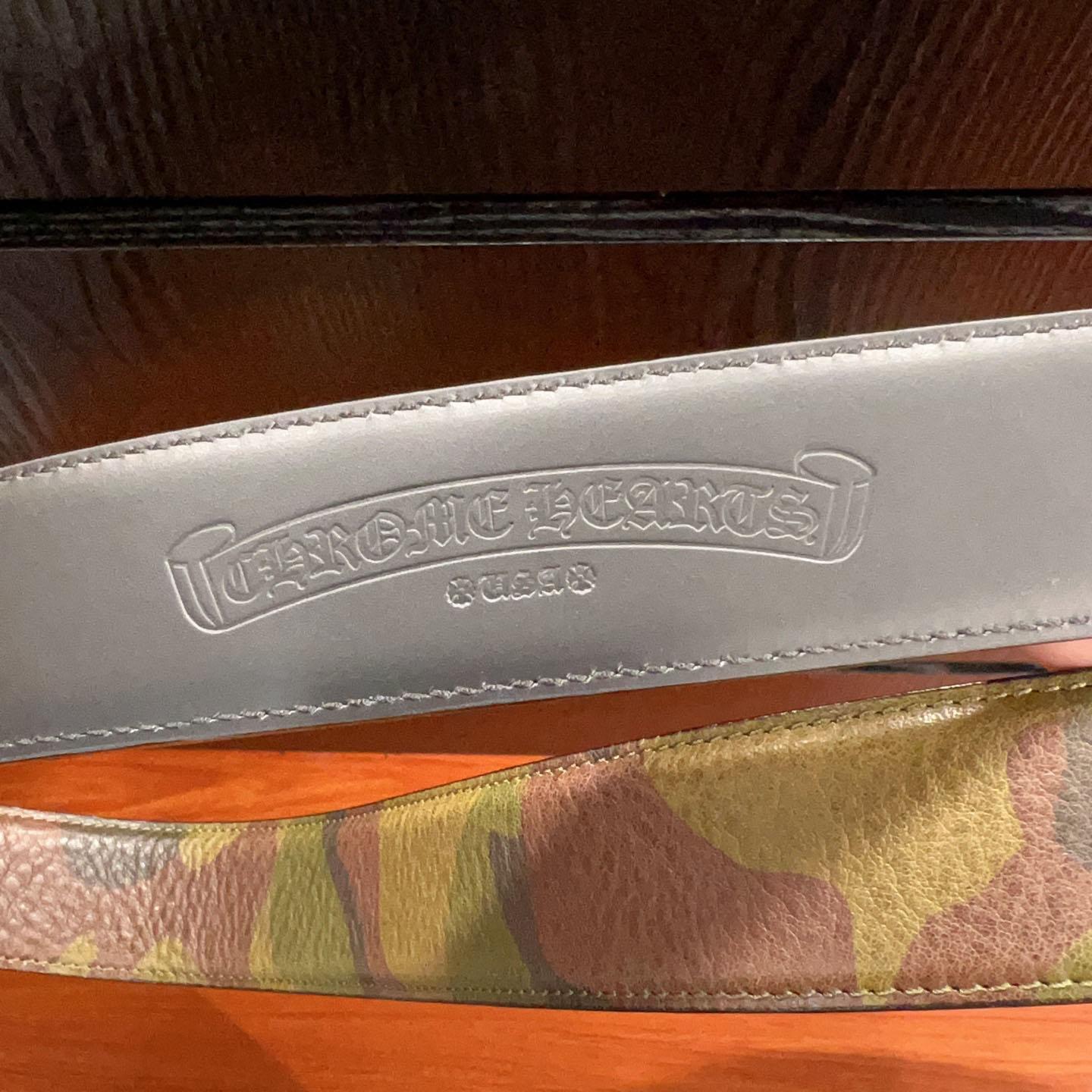 Chrome Hearts Leather Belt   - FashionPlug