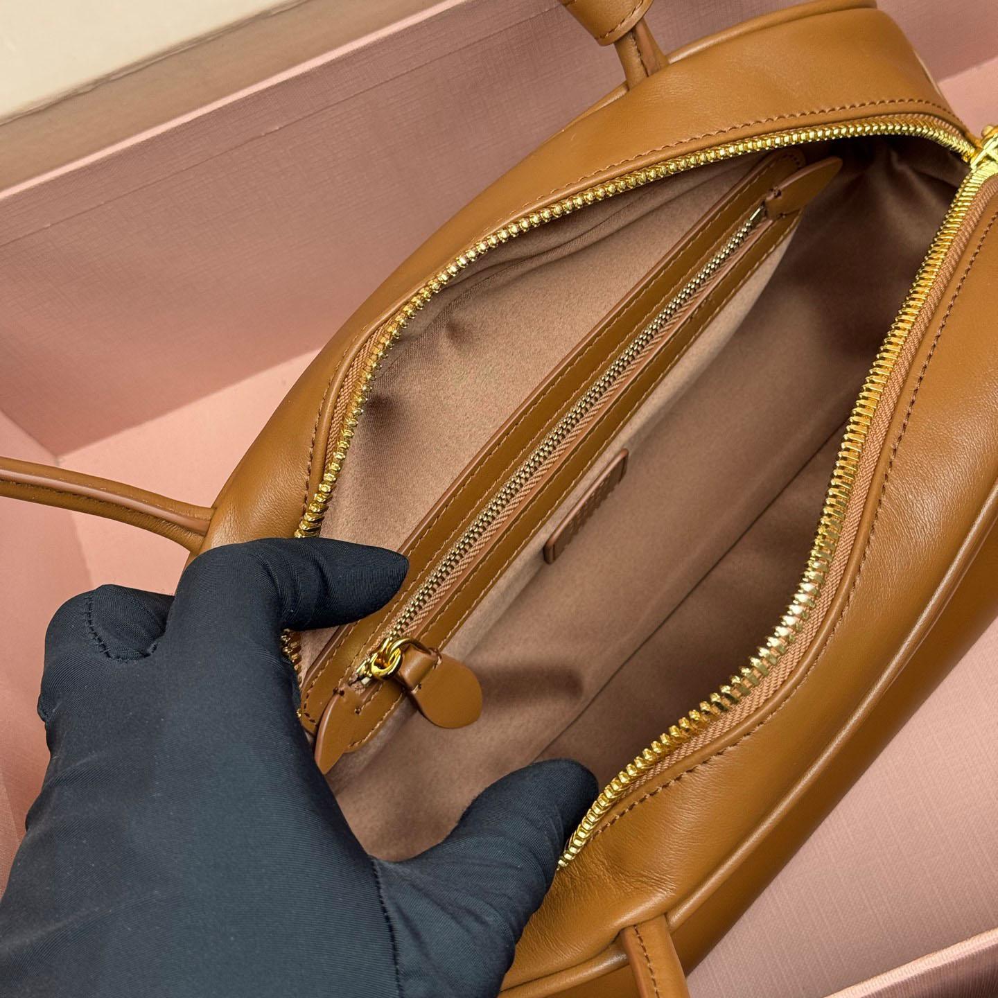 Miu Miu Beau Leather Bag - FashionPlug