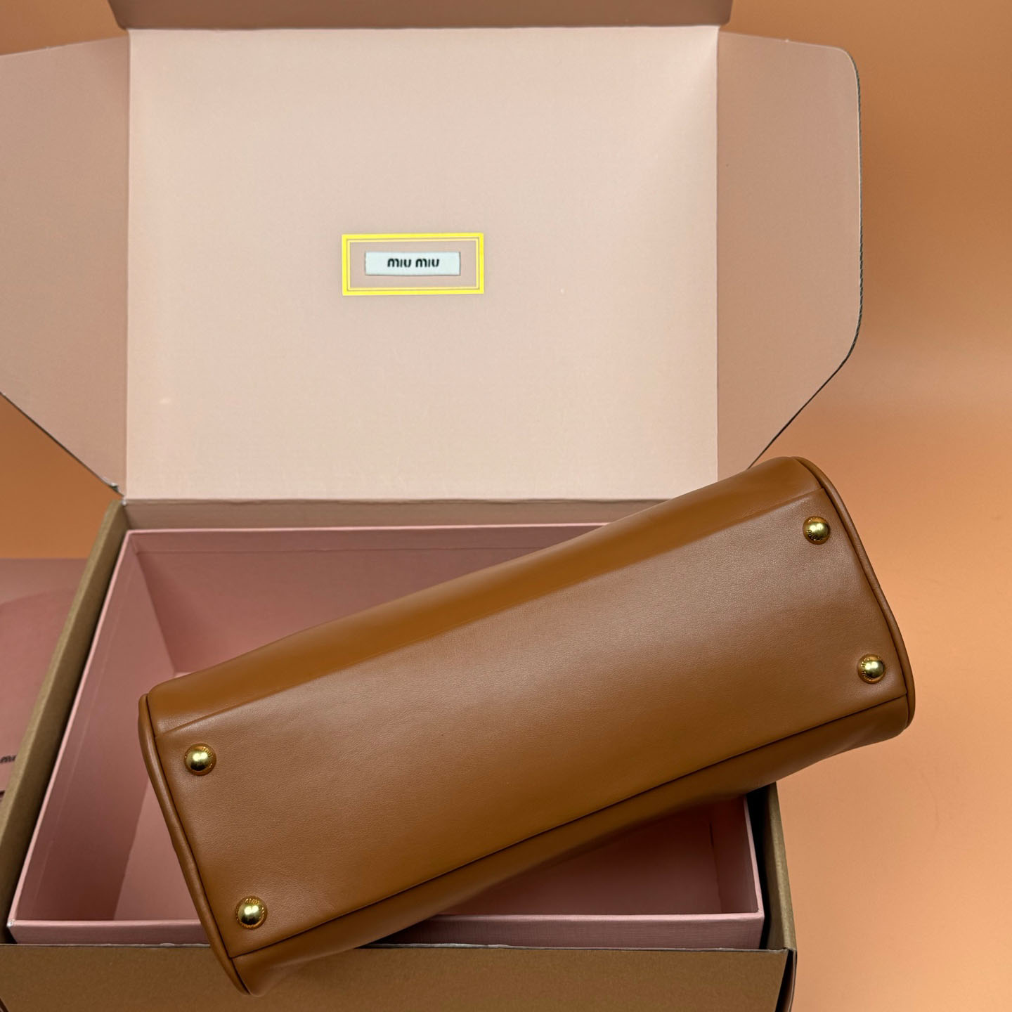 Miu Miu Beau Leather Bag - FashionPlug