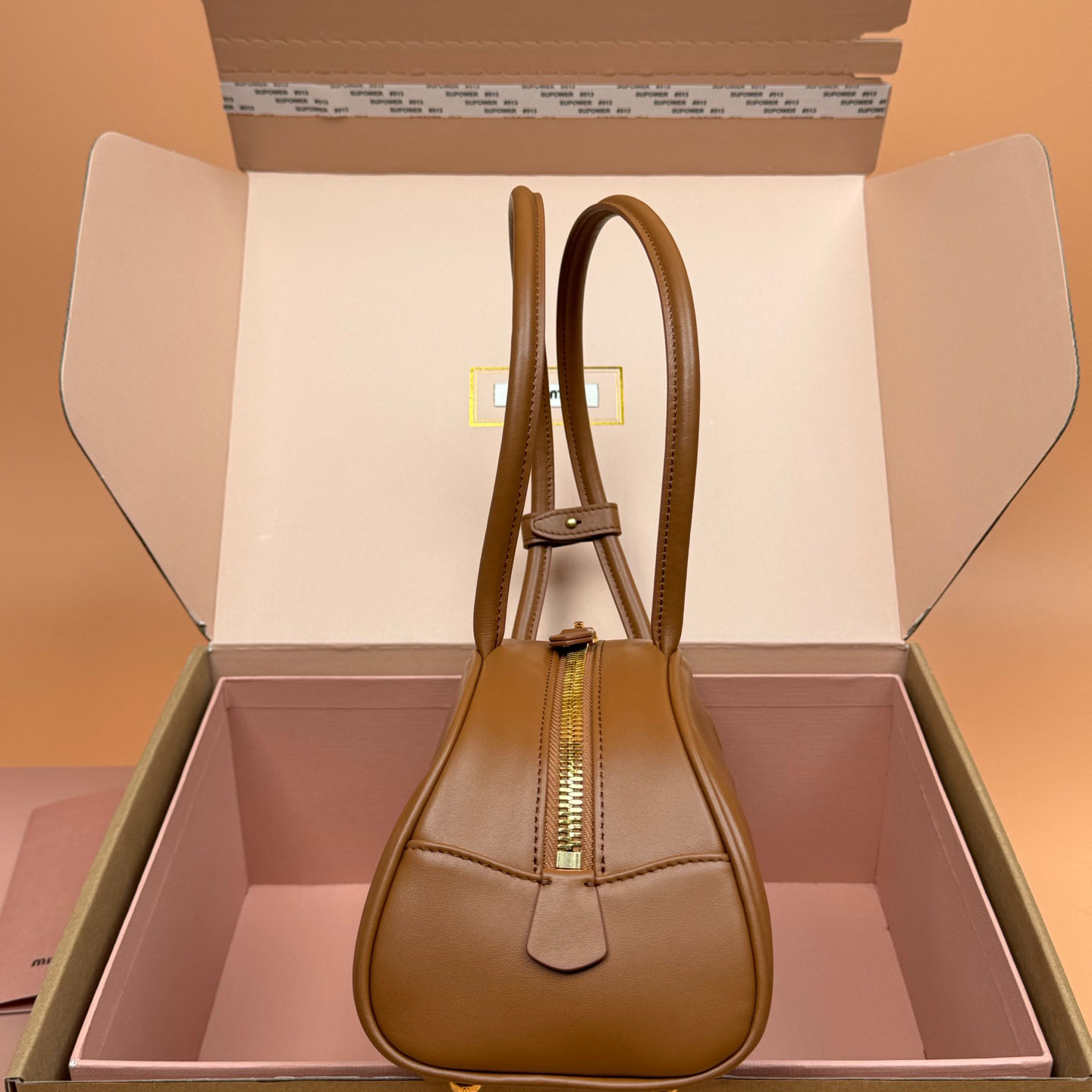 Miu Miu Beau Leather Bag - FashionPlug