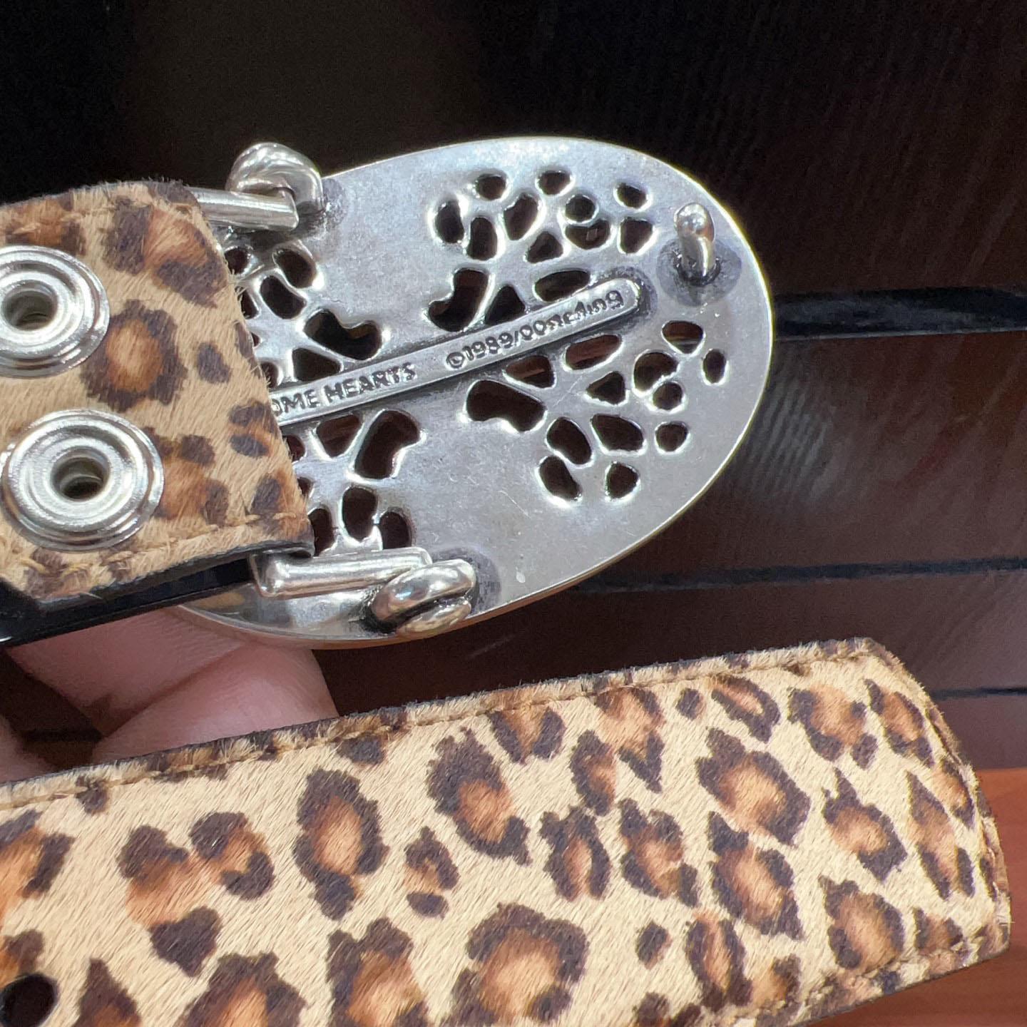 Chrome Hearts Leather Belt   - FashionPlug