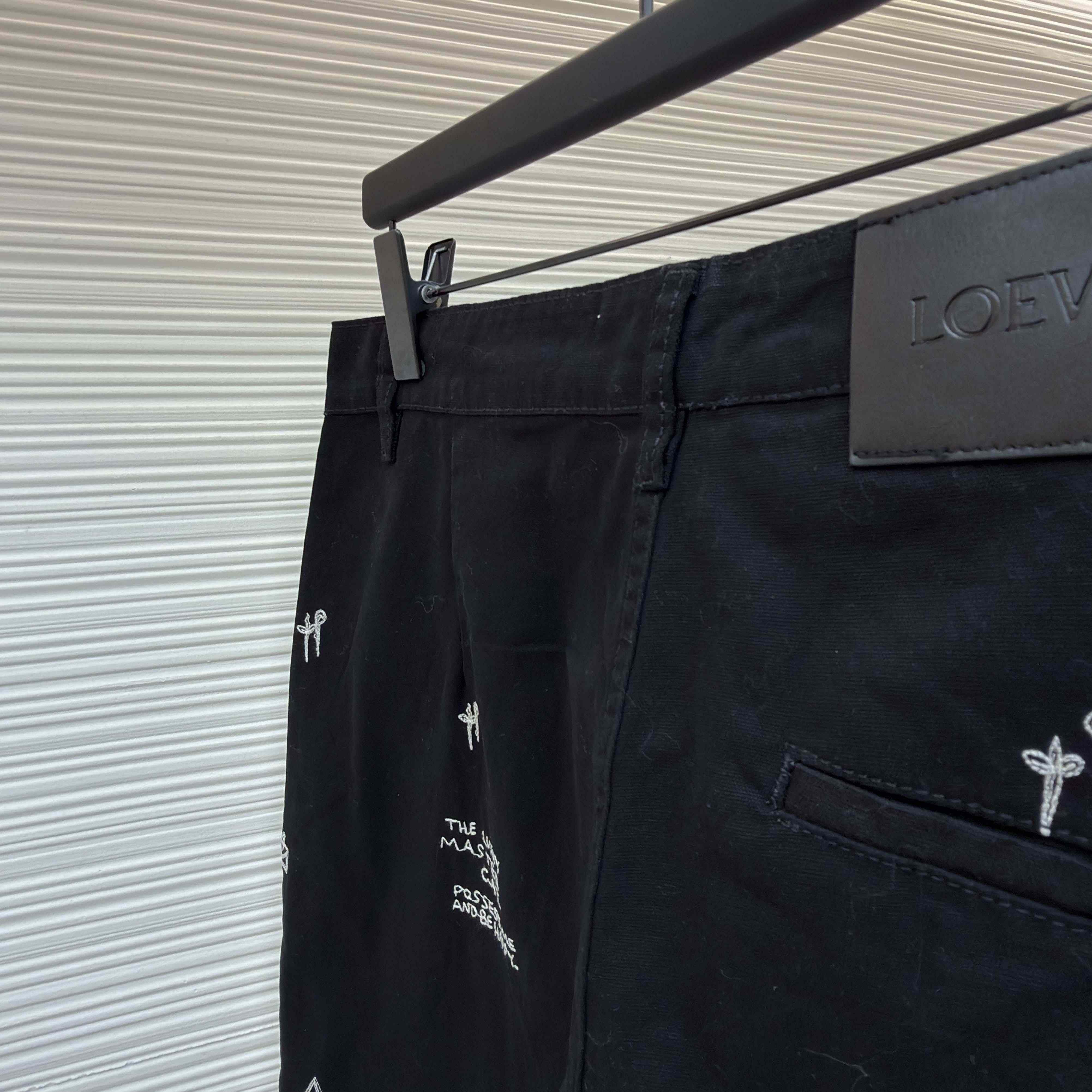Loewe Trousers In Cotton - FashionPlug