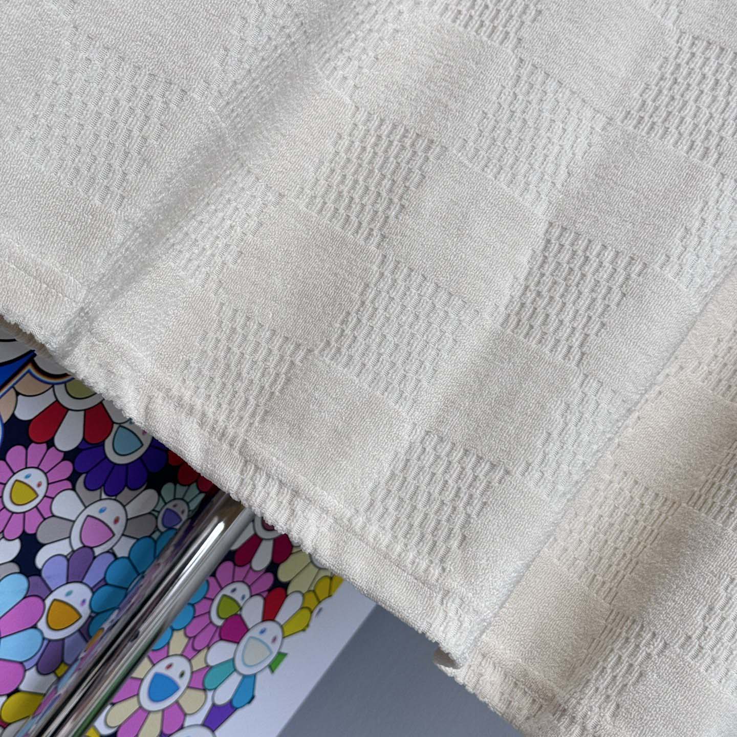 Louis Vuitton Damier French Terry Cotton T-Shirt - FashionPlug