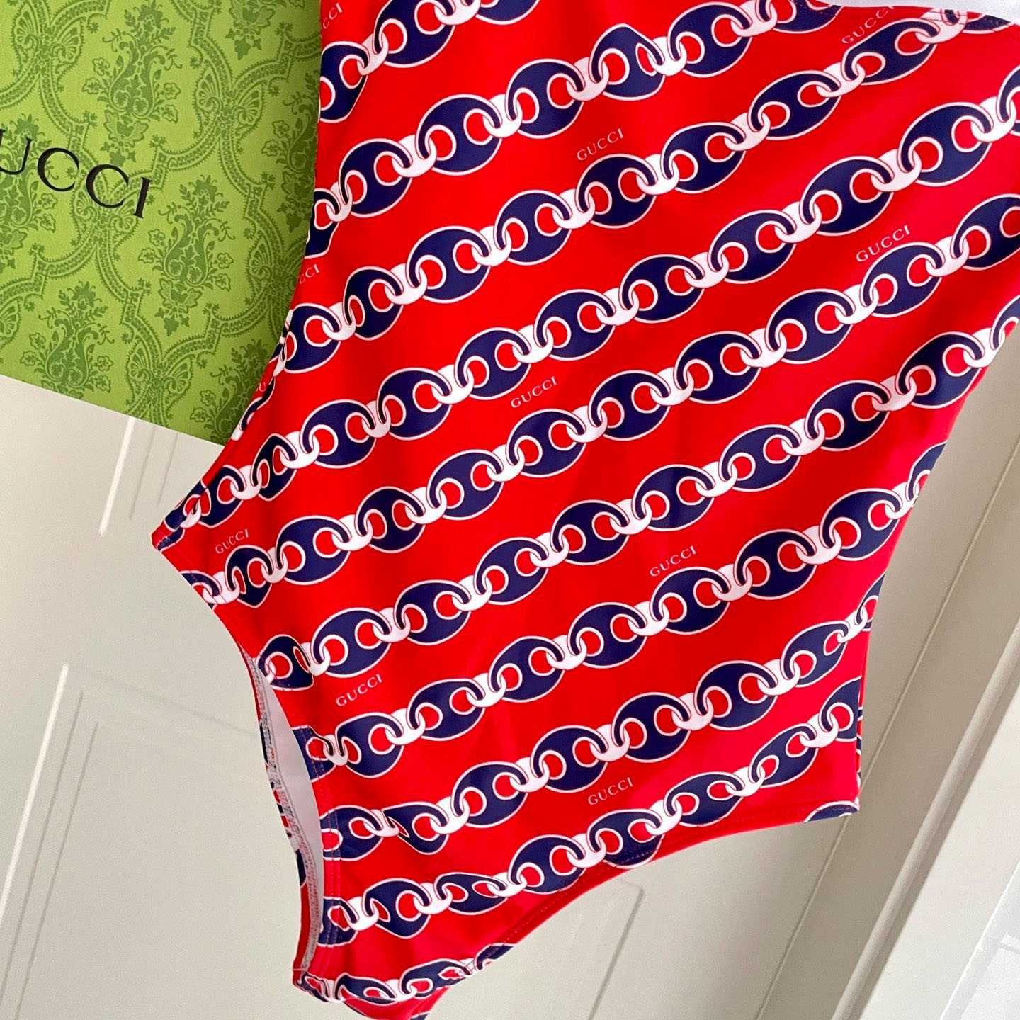 Gucci  Printed One-Piece Swimsuit - FashionPlug