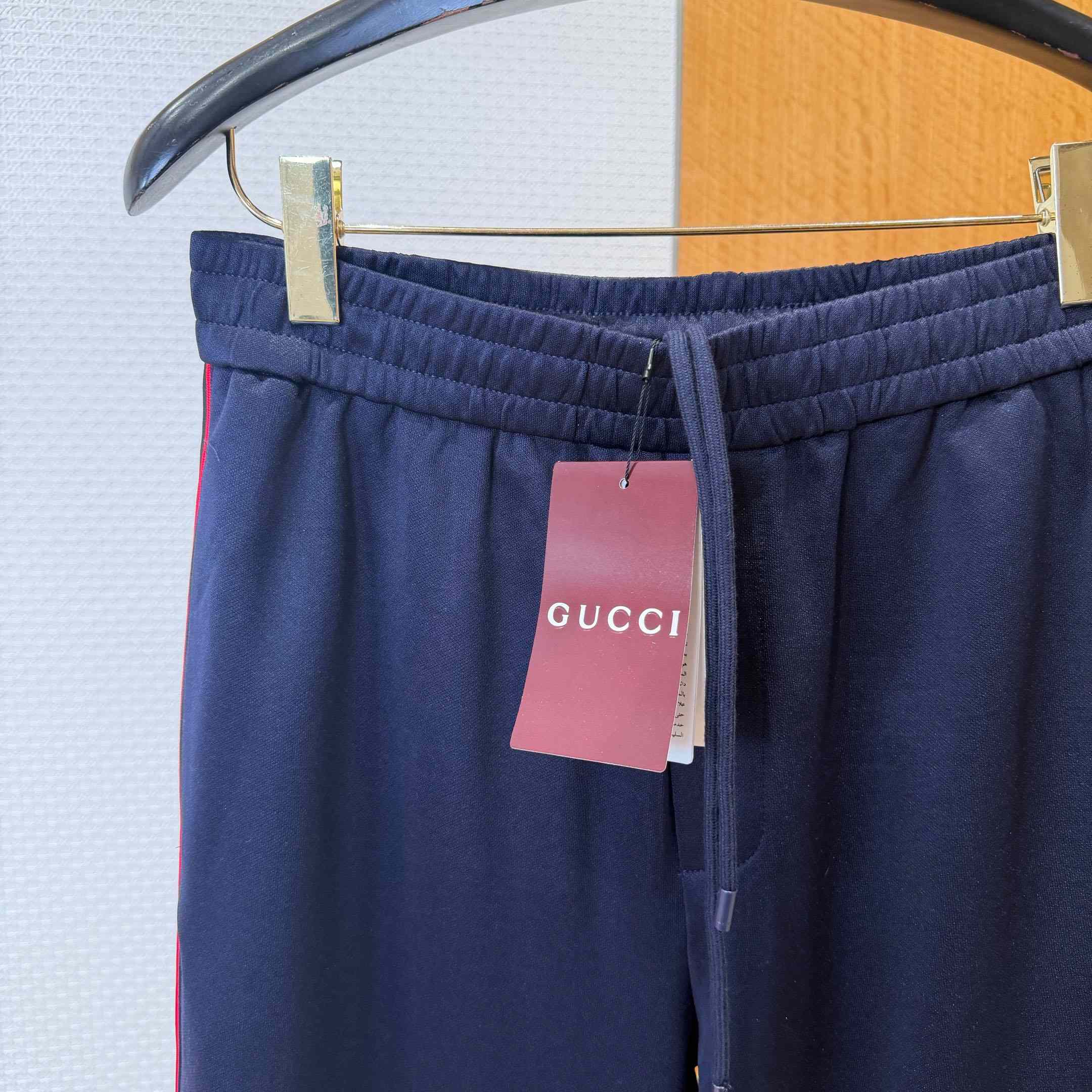 Gucci Technical Jersey Sportswear Pants - FashionPlug