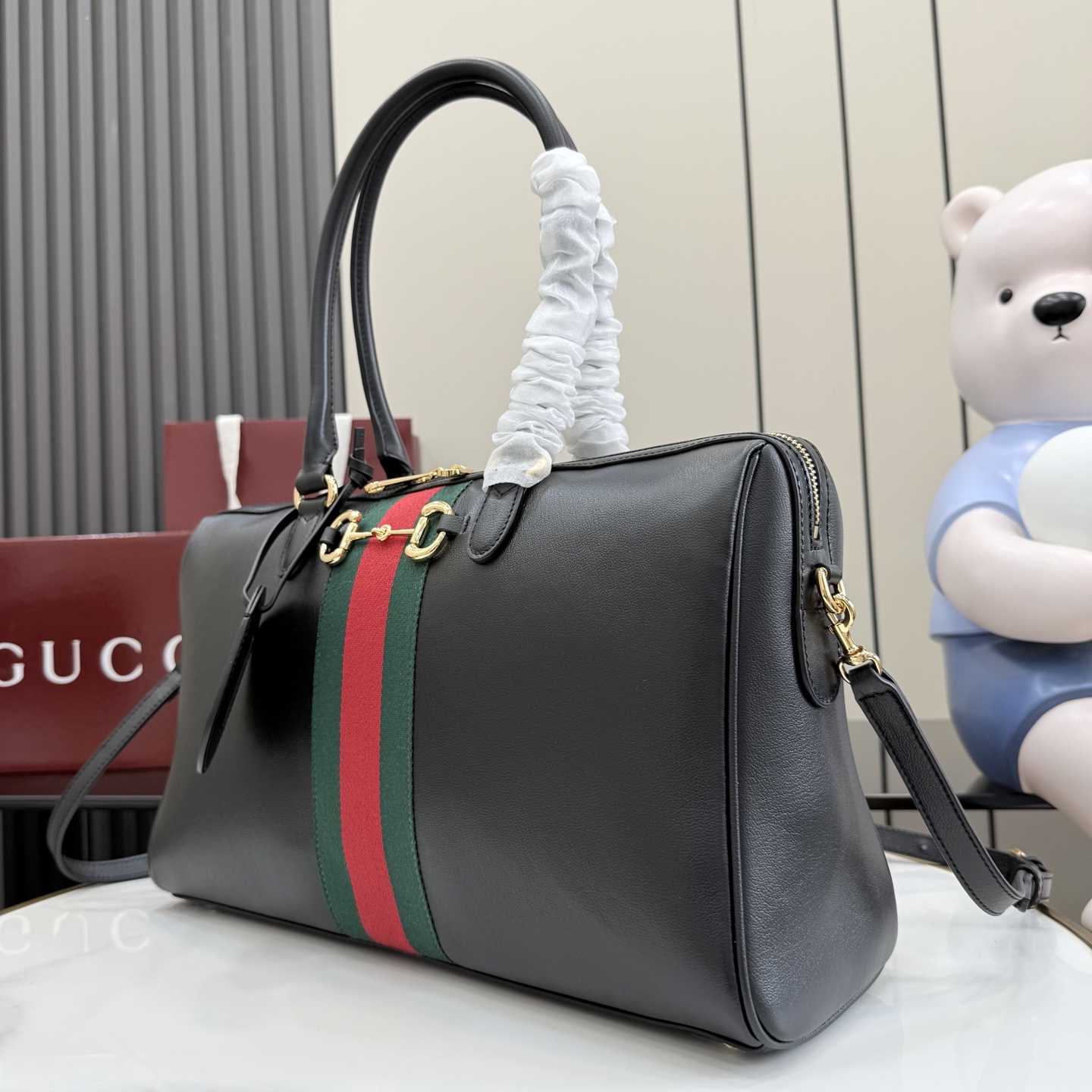 Gucci Borsetto Large Boston Bag - FashionPlug