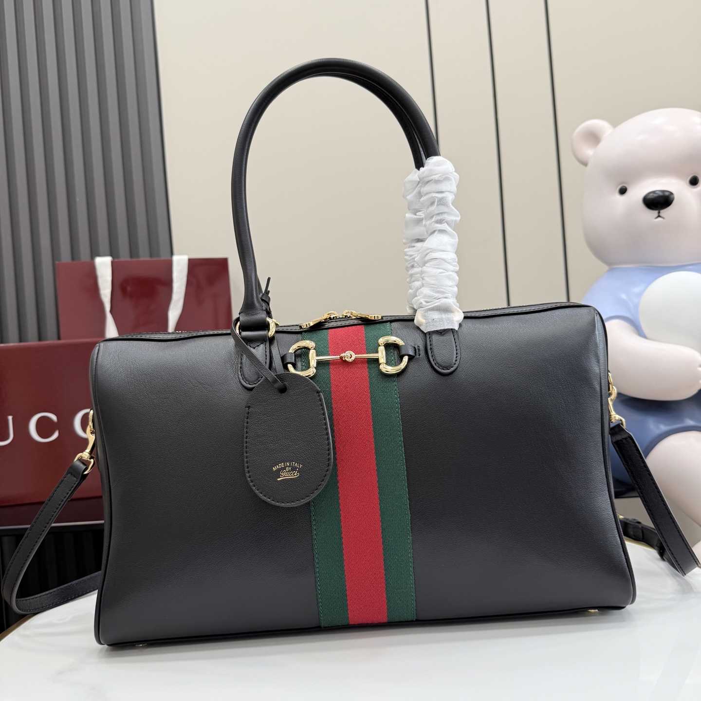 Gucci Borsetto Large Boston Bag - FashionPlug