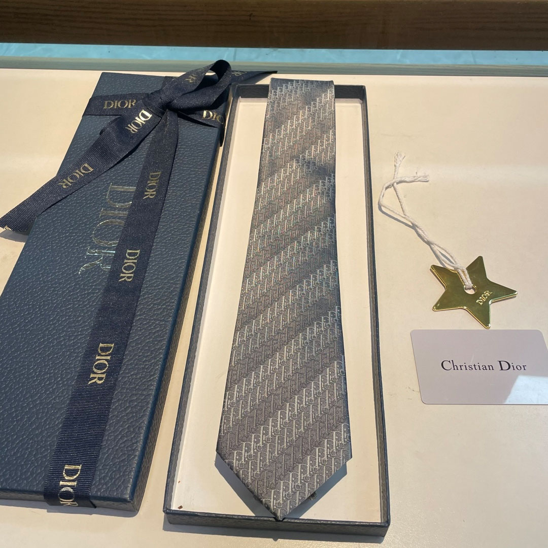 Dior Oblique Trio Tie - FashionPlug