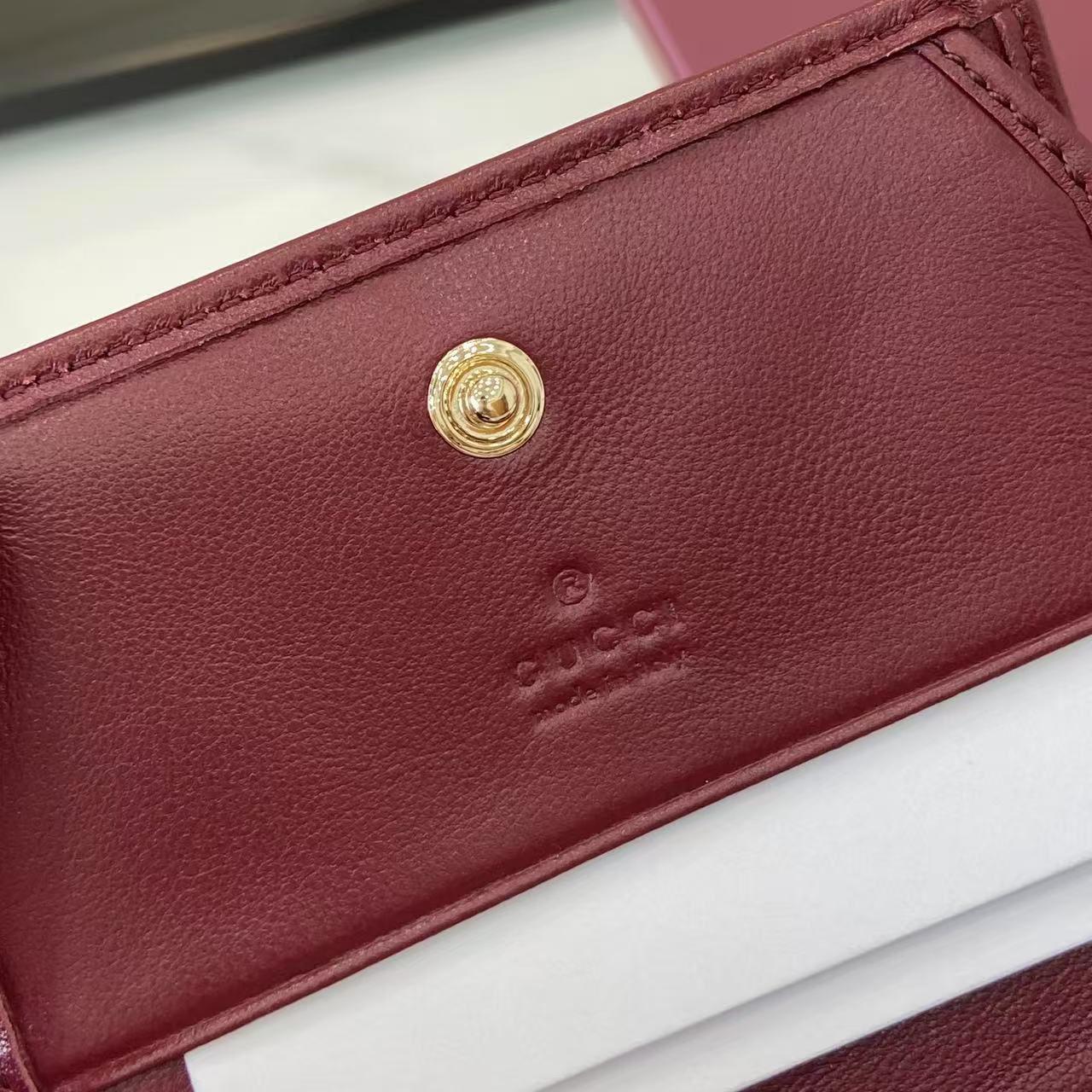 Gucci GG Marmont Card Case Wallet 466492 - FashionPlug