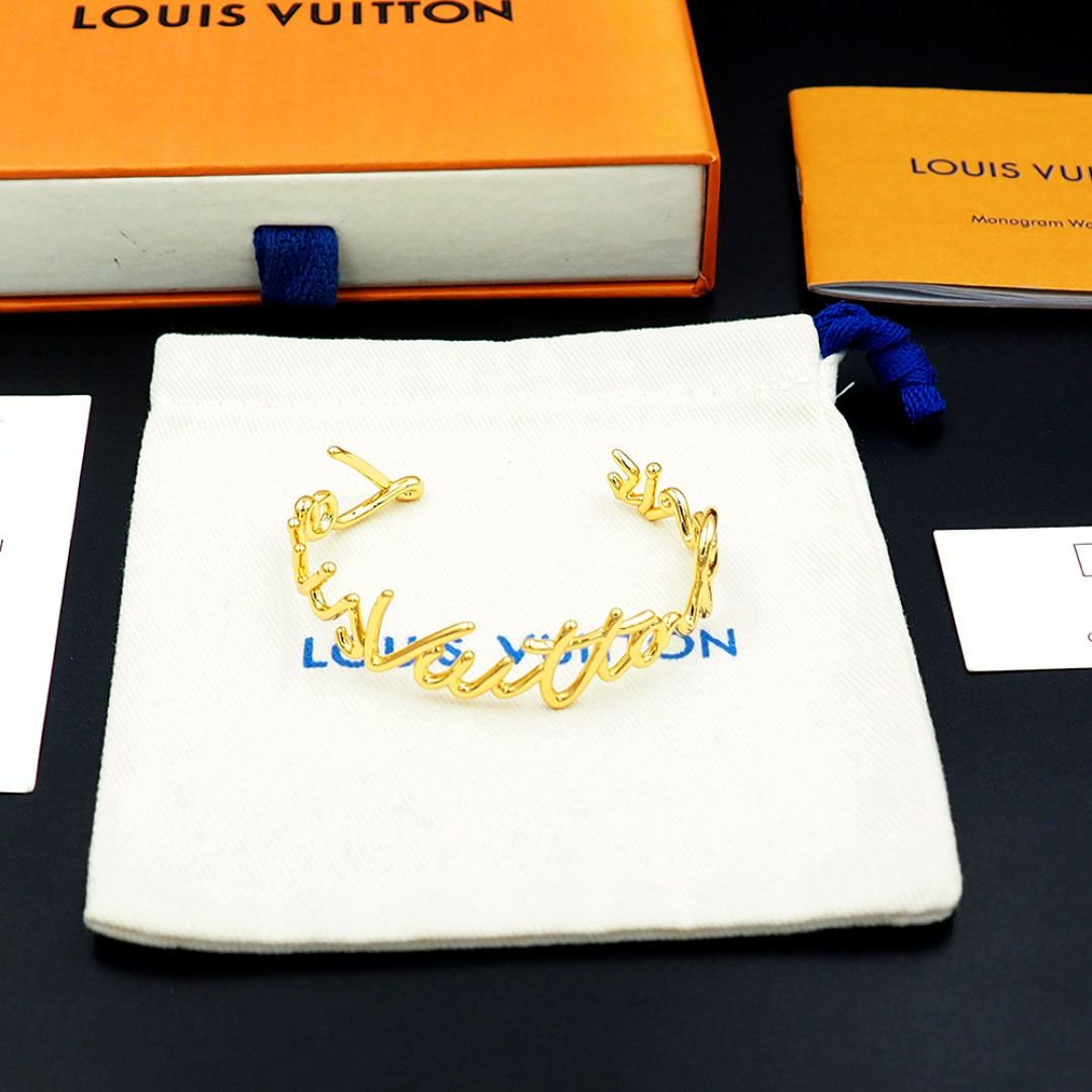 Louis Vuitton LV Script Bracelet M1812M - FashionPlug
