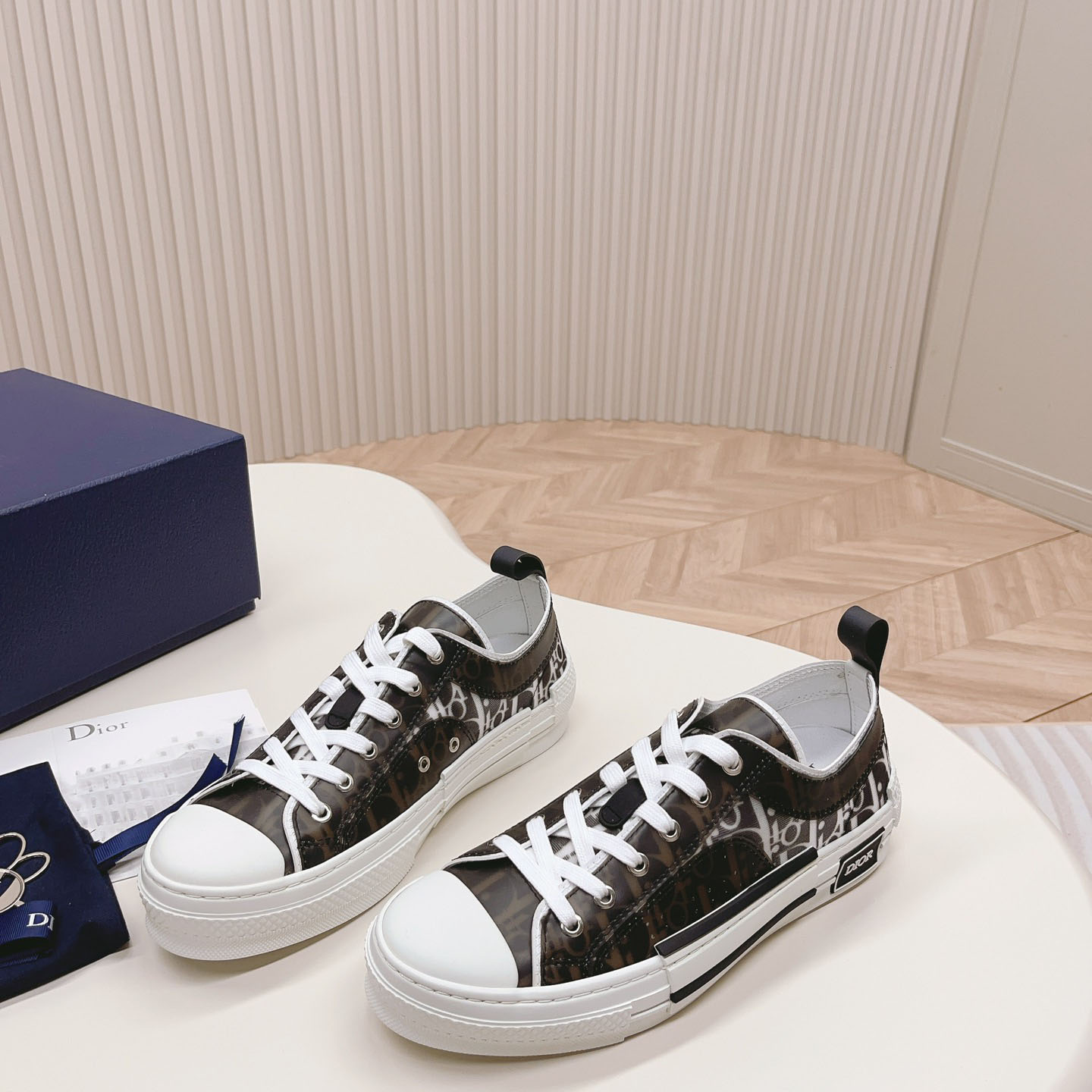 Dior B23 Low 'Dior Oblique - Charcoal' - FashionPlug