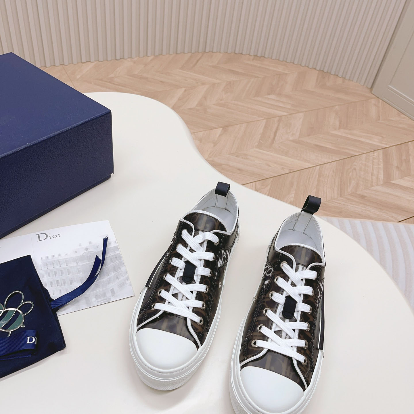 Dior B23 Low 'Dior Oblique - Charcoal' - FashionPlug