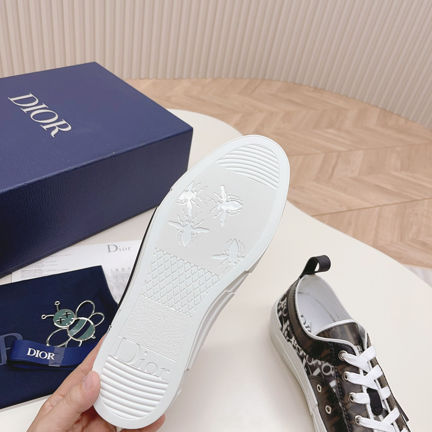 Dior B23 Low 'Dior Oblique - Charcoal' - FashionPlug