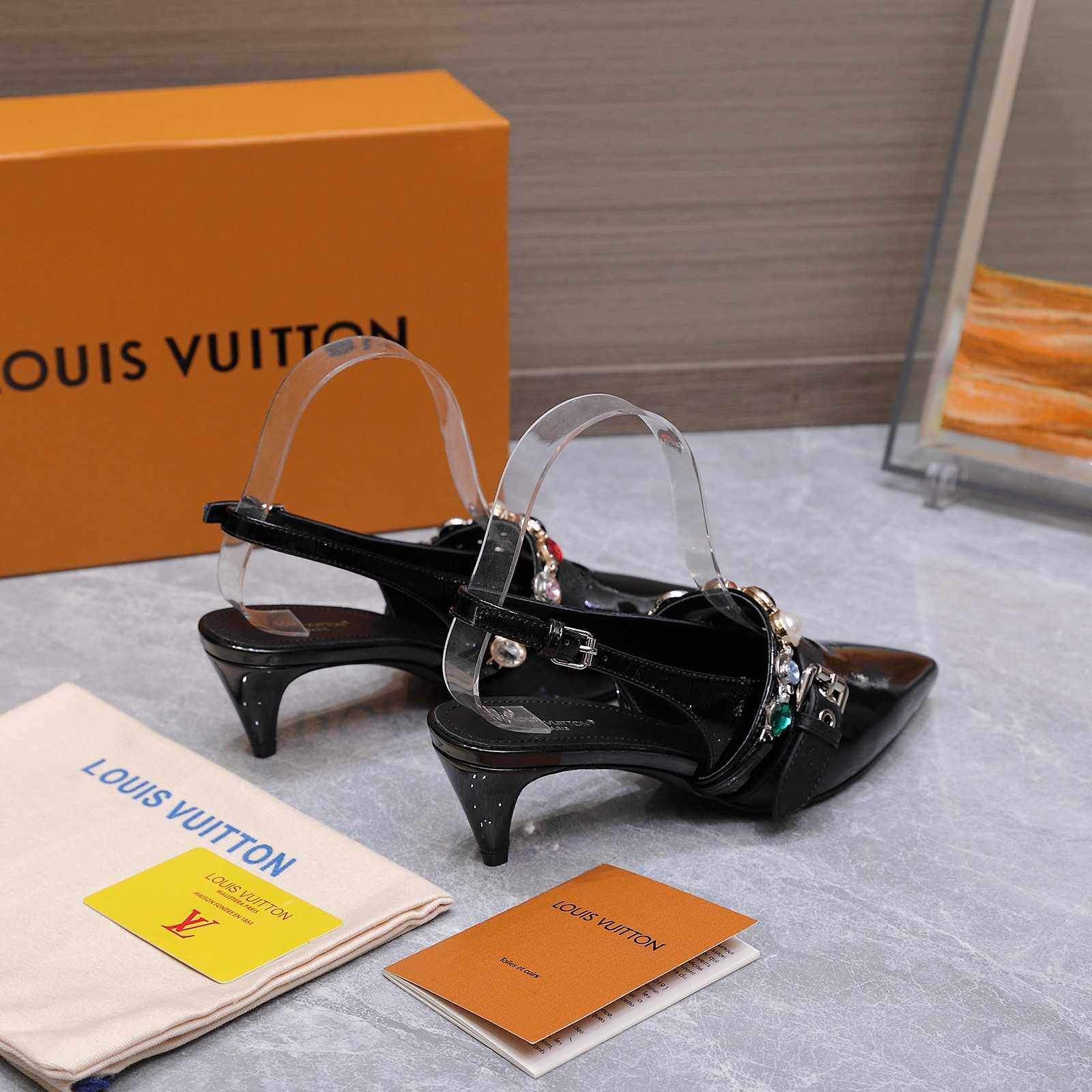 Louis Vuitton LV Vibe Slingback Pump   1AIT25 - FashionPlug