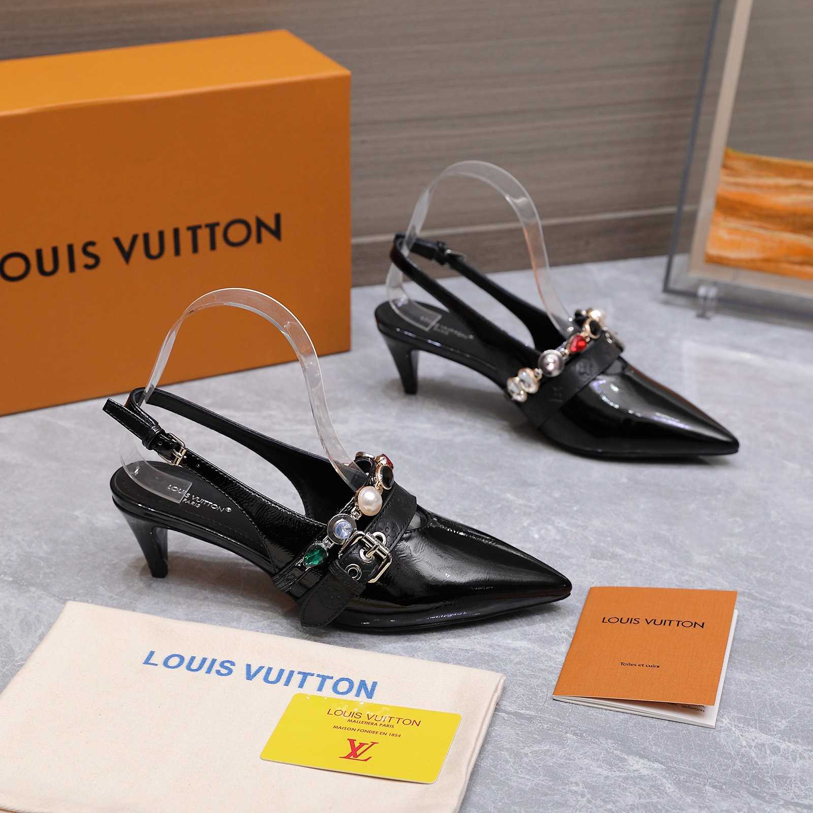 Louis Vuitton LV Vibe Slingback Pump   1AIT25 - FashionPlug