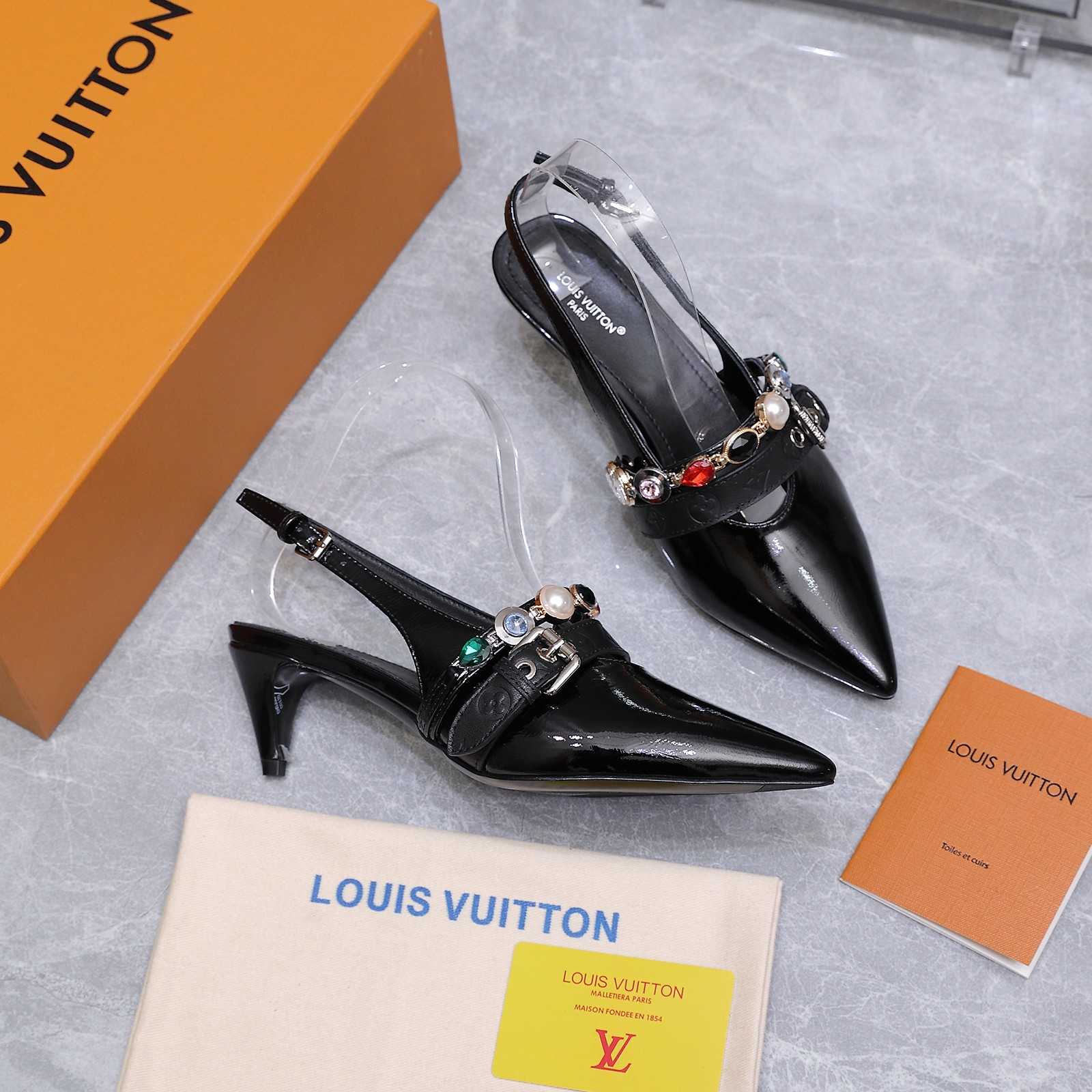 Louis Vuitton LV Vibe Slingback Pump   1AIT25 - FashionPlug