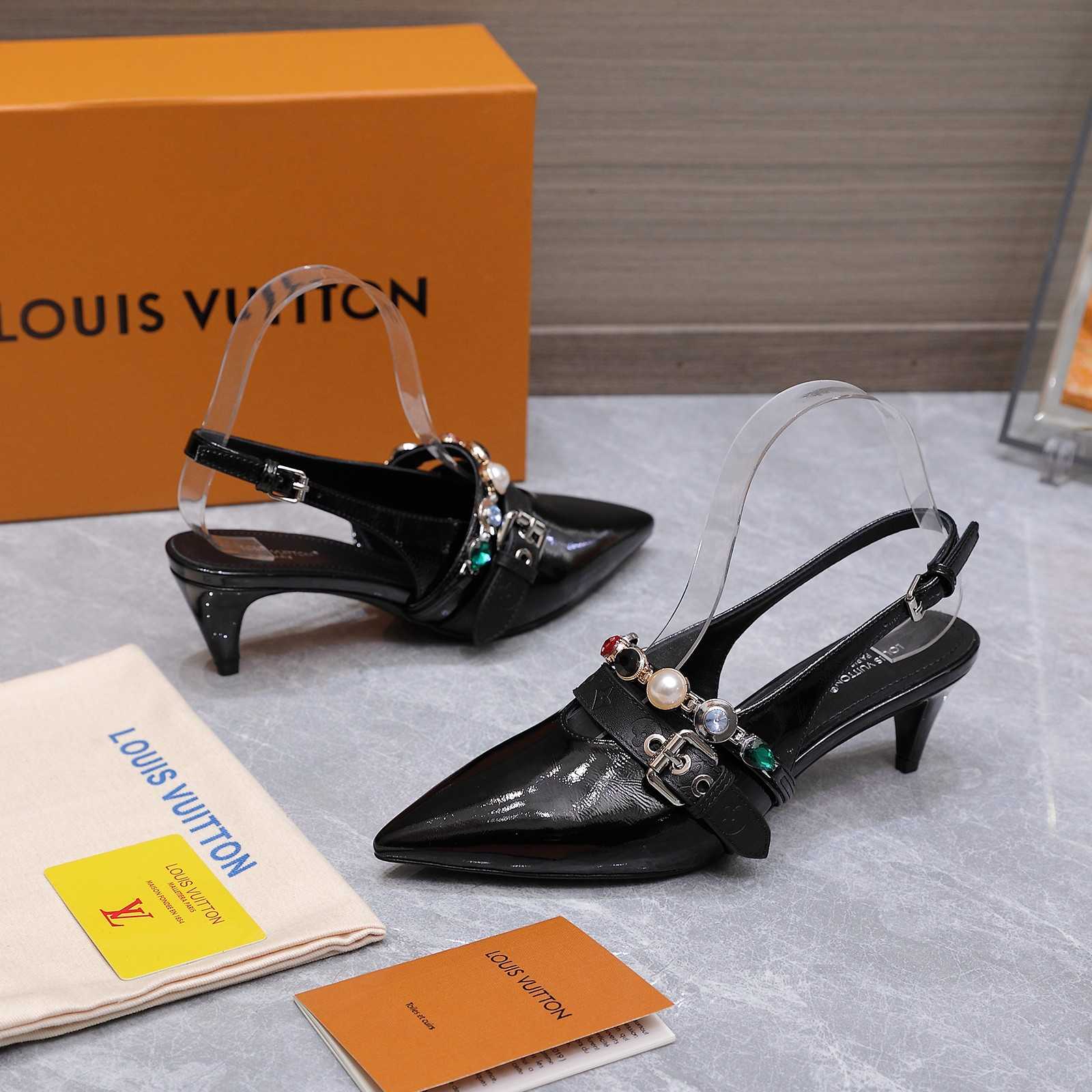 Louis Vuitton LV Vibe Slingback Pump   1AIT25 - FashionPlug