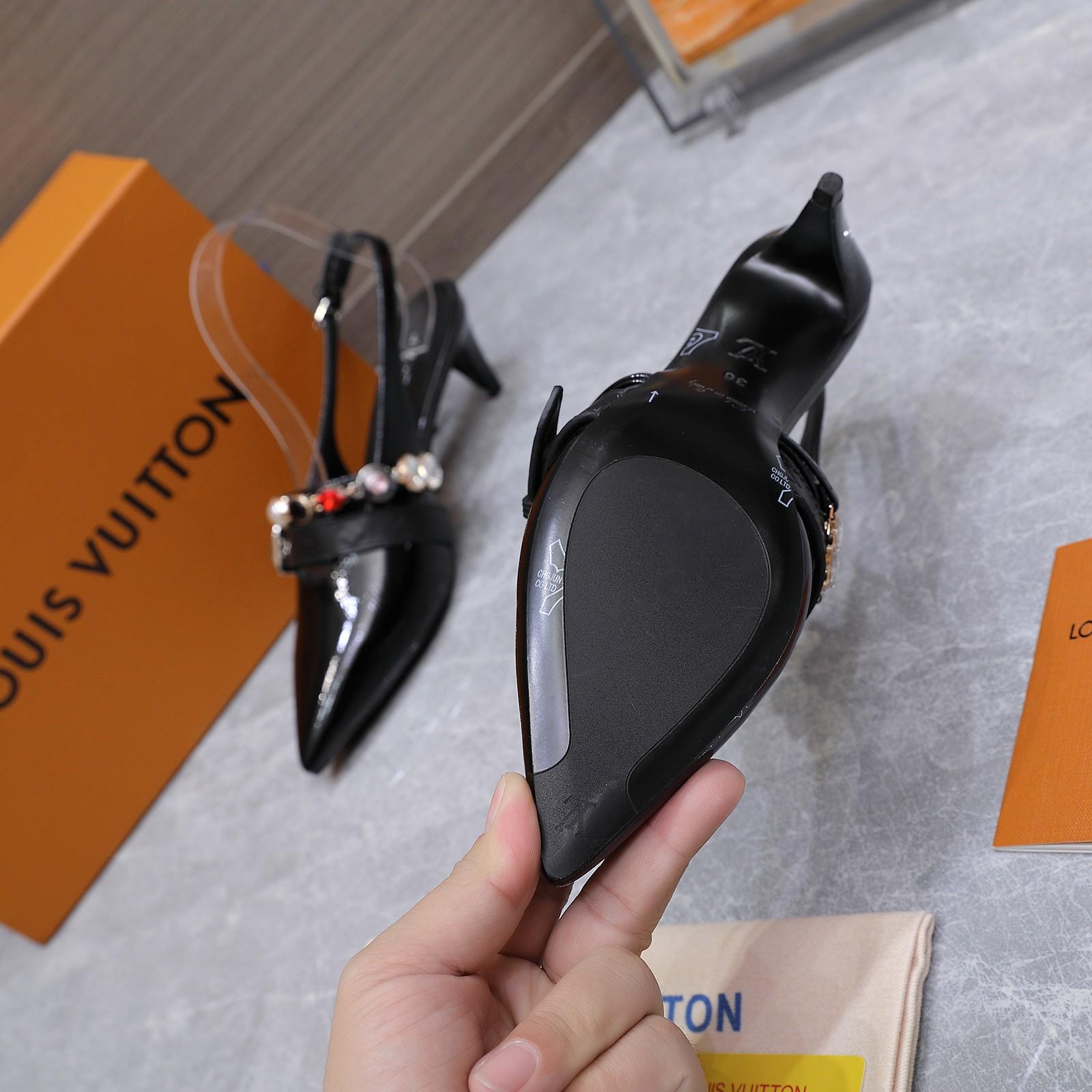 Louis Vuitton LV Vibe Slingback Pump   1AIT25 - FashionPlug