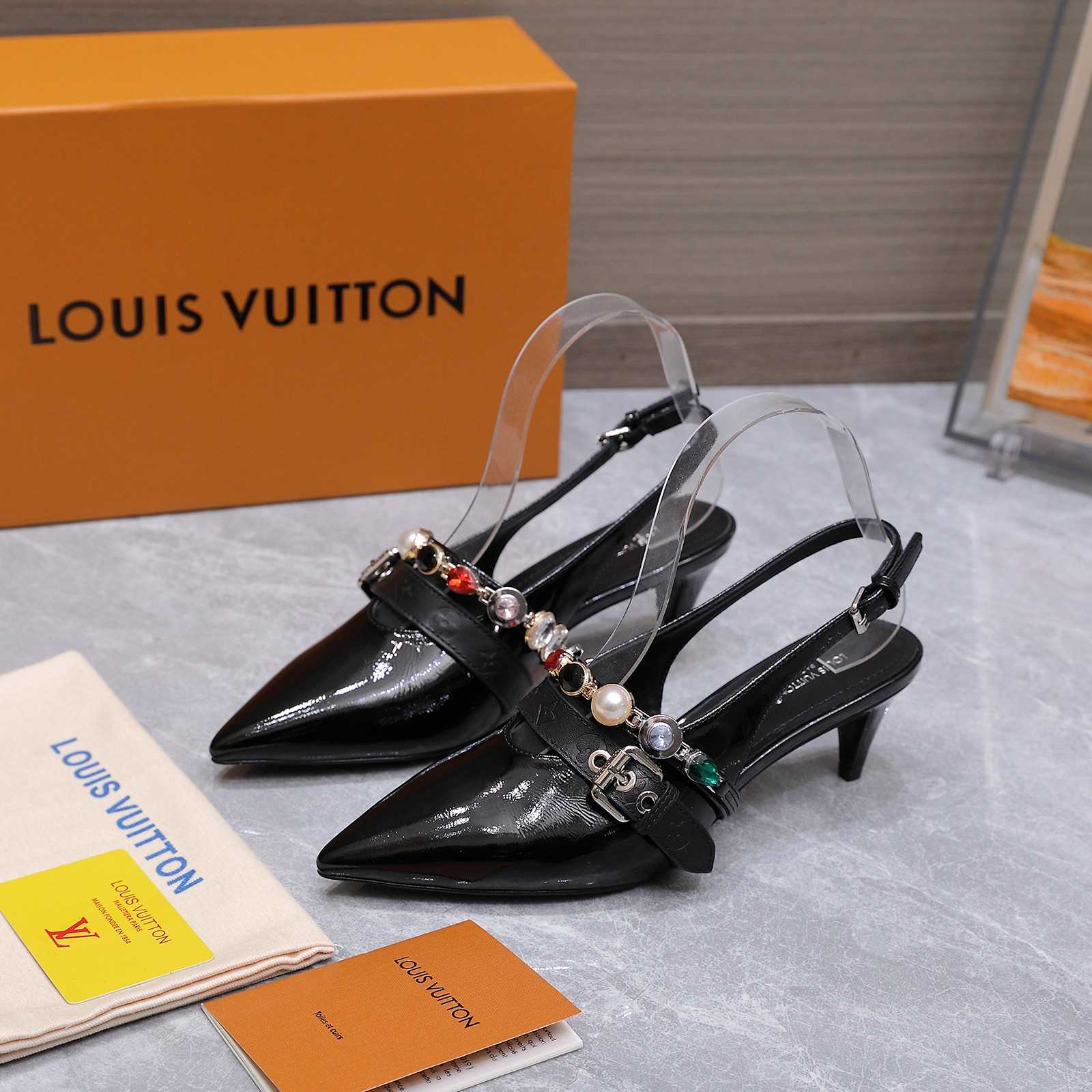 Louis Vuitton LV Vibe Slingback Pump   1AIT25 - FashionPlug